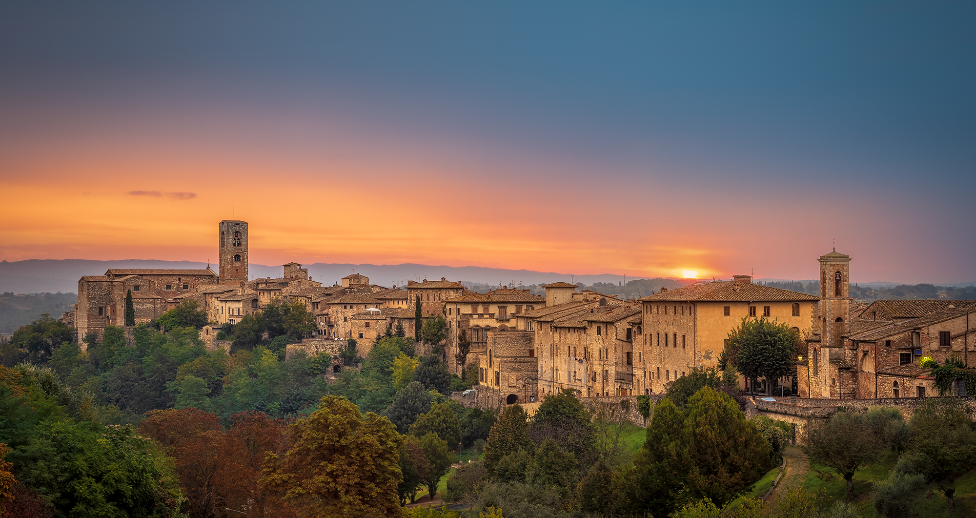alba a Colle di Val d'Elsa
