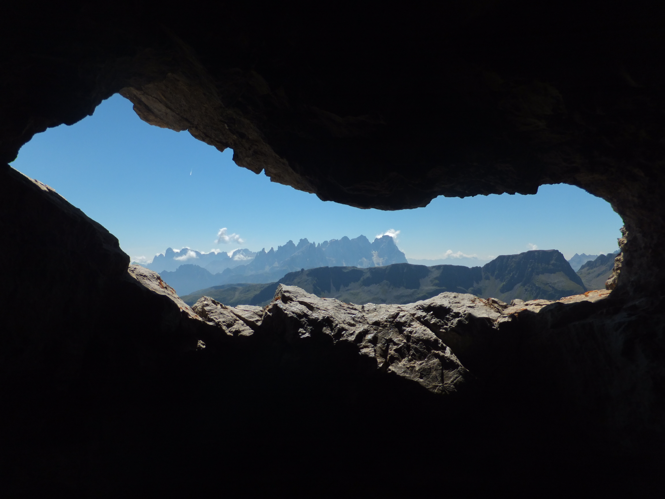 Window in the Dolomites
