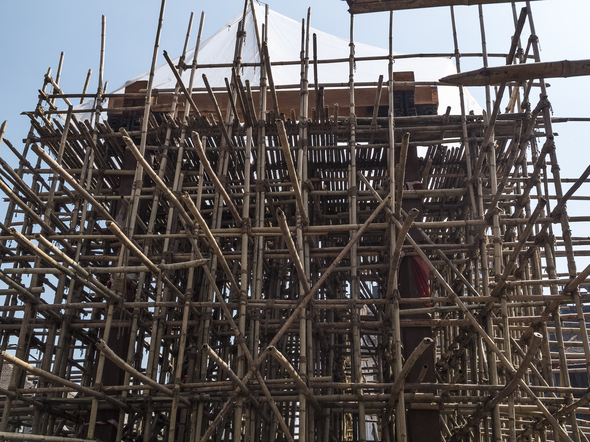 Scaffoldings in Nepal