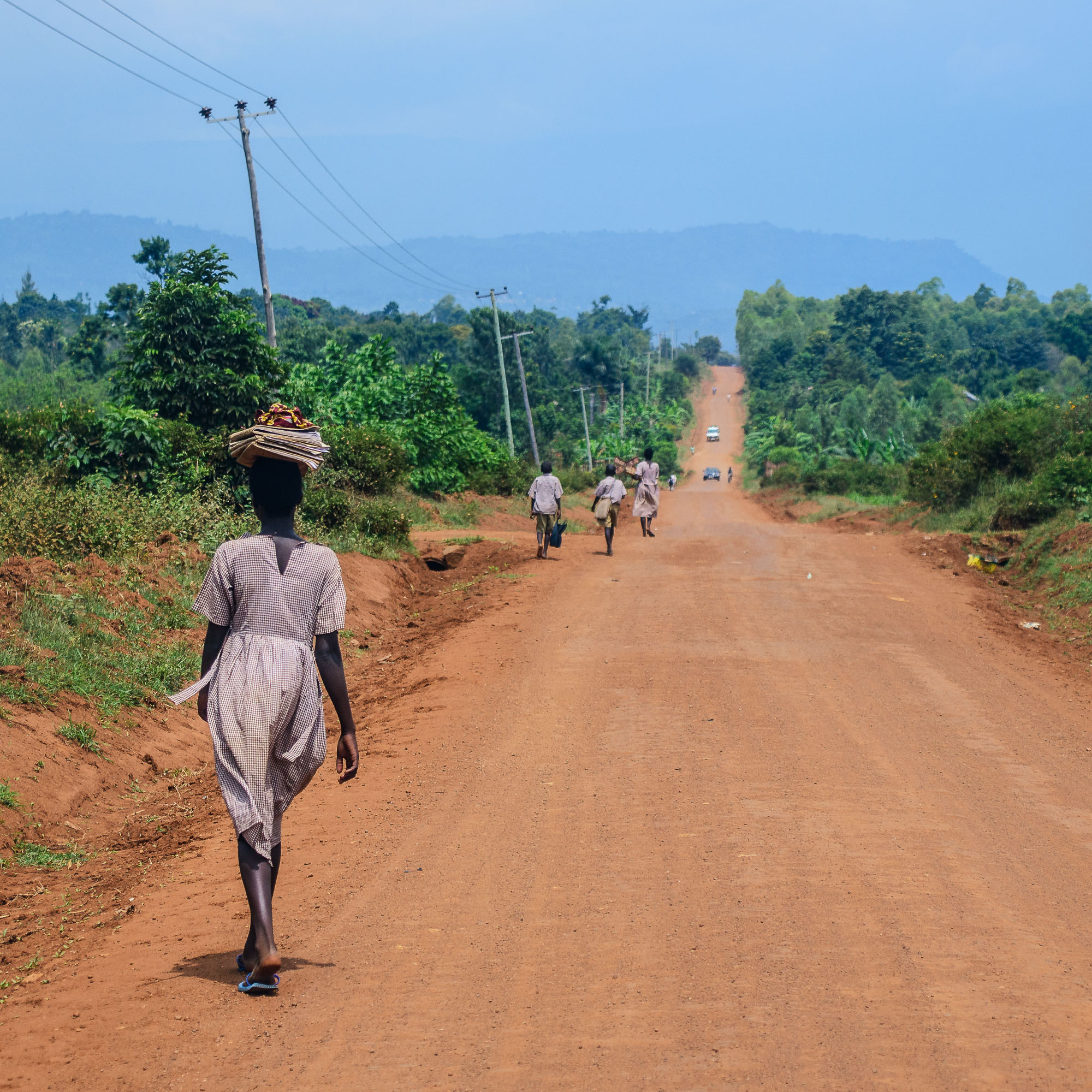 La lunga casa a piedi