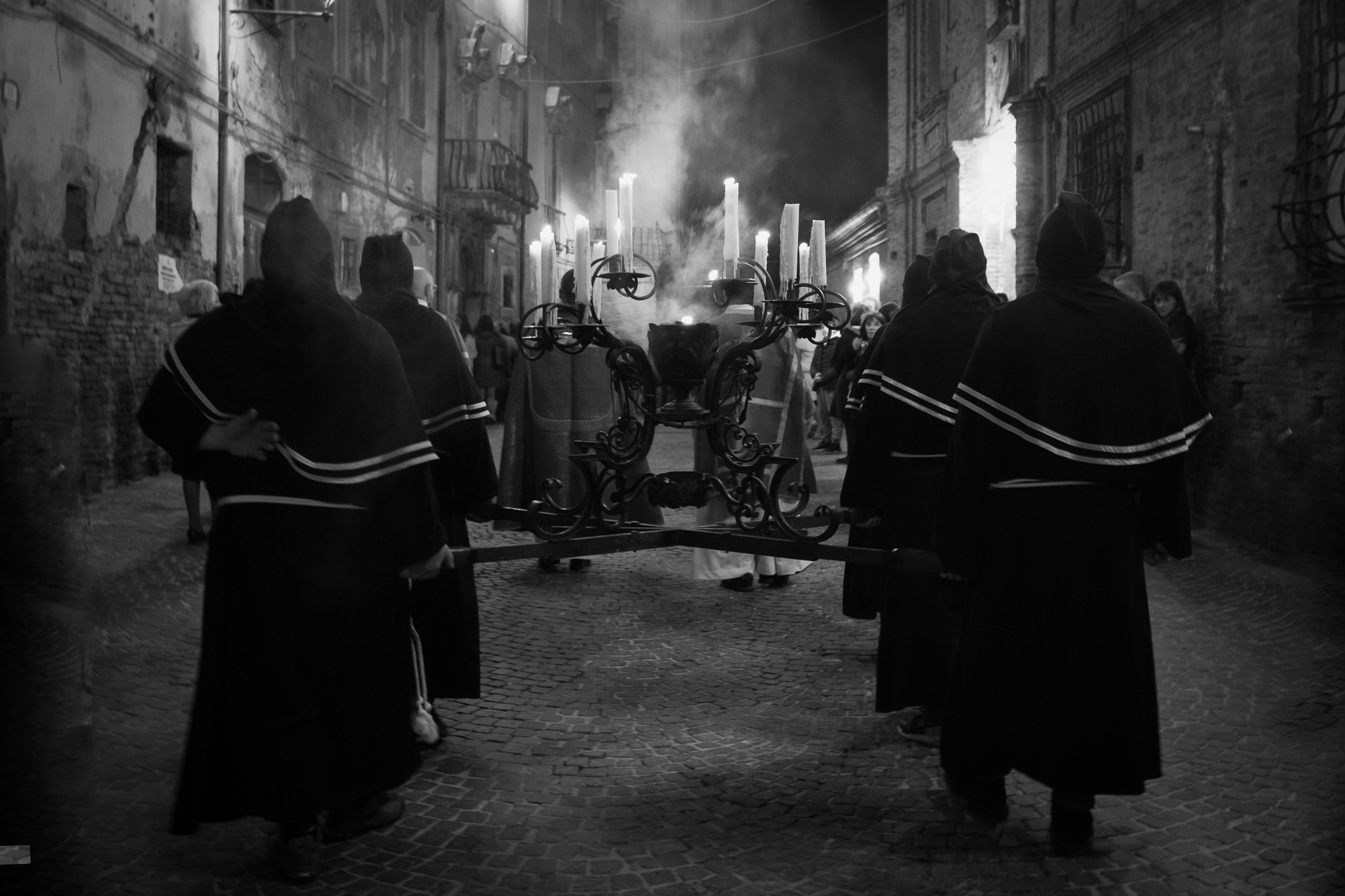 Scene from the procession of Good Friday
