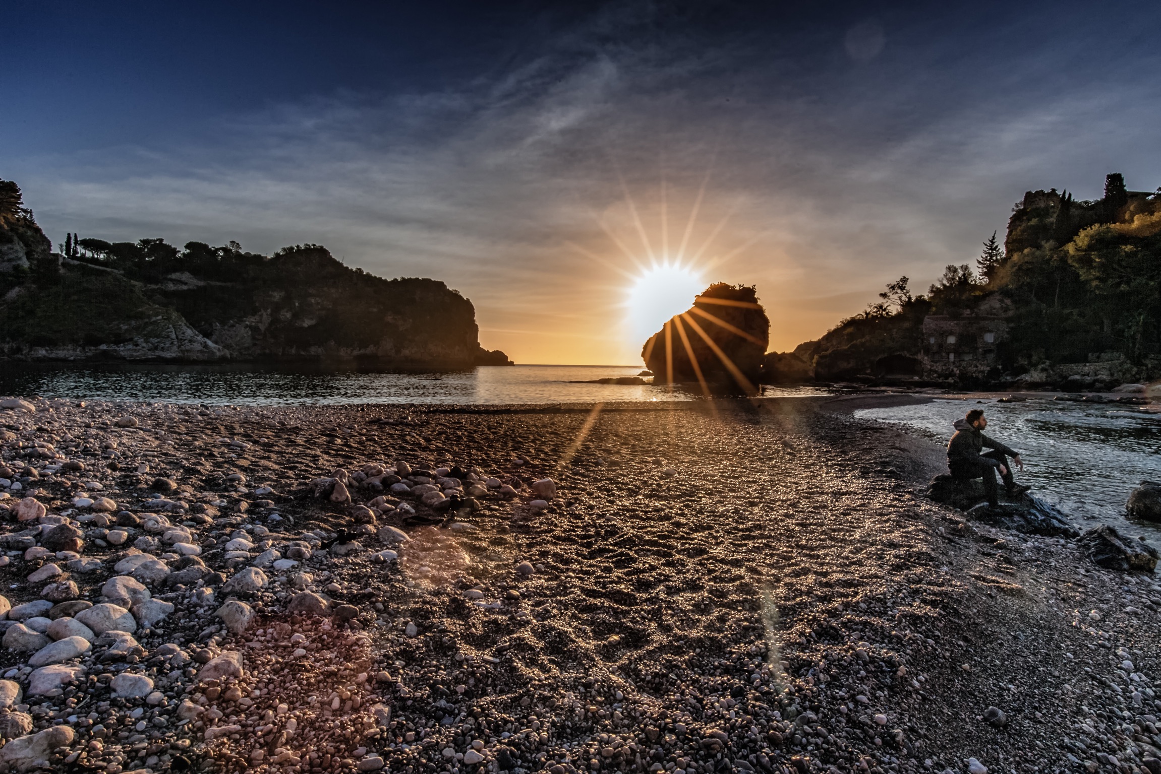 First Lights on beautiful Island