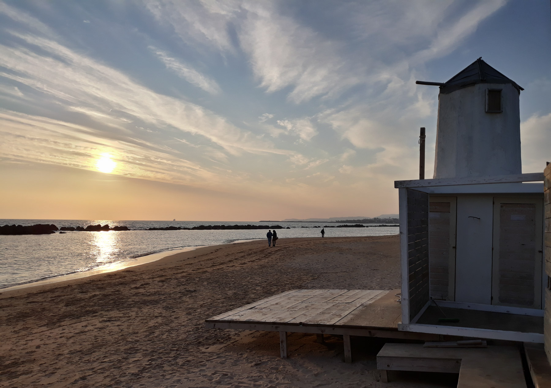 Ammirando il tramonto