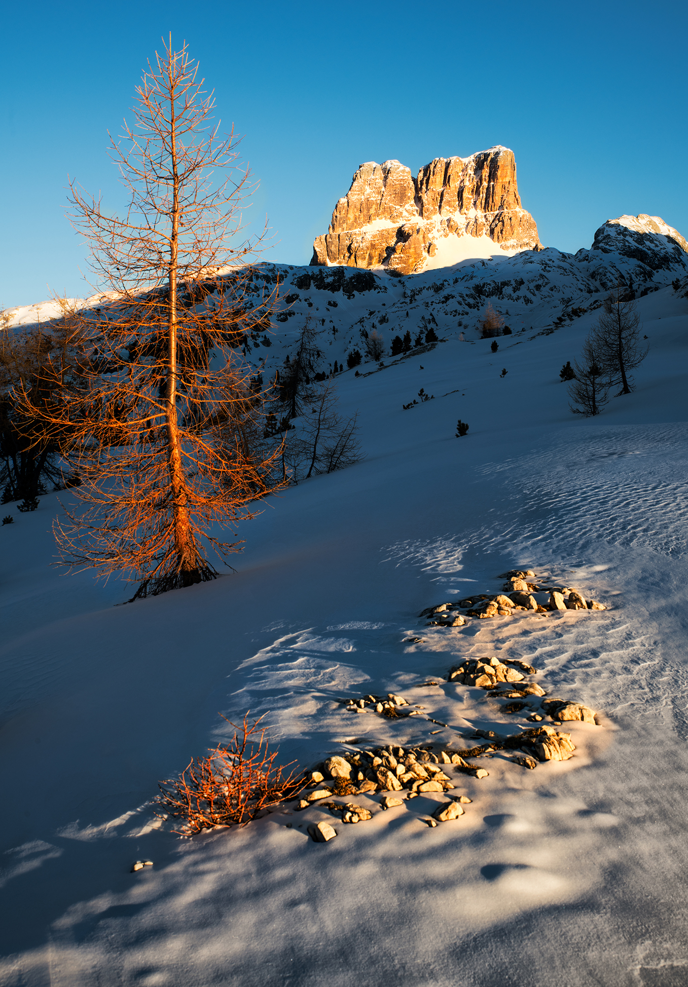 End of winter for the Averau