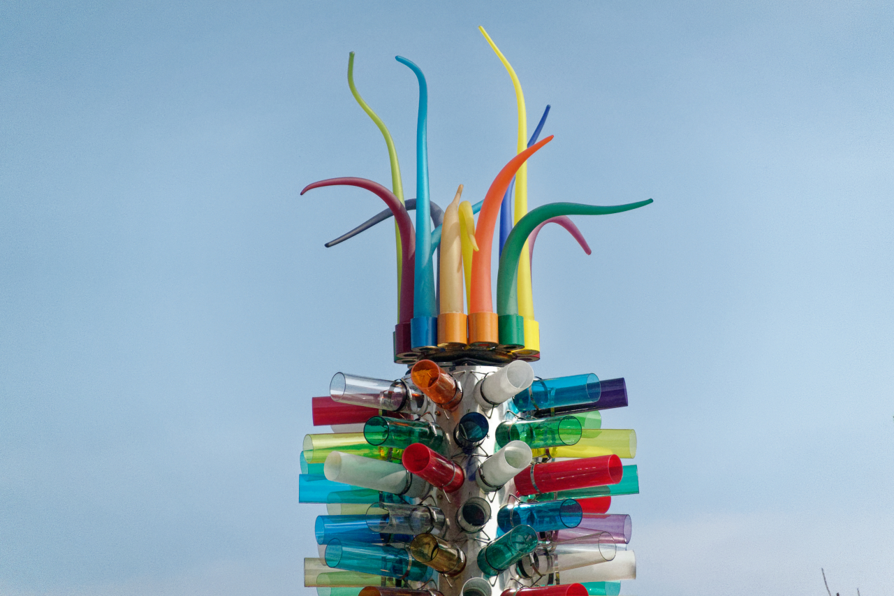 Albero di vetro a Murano