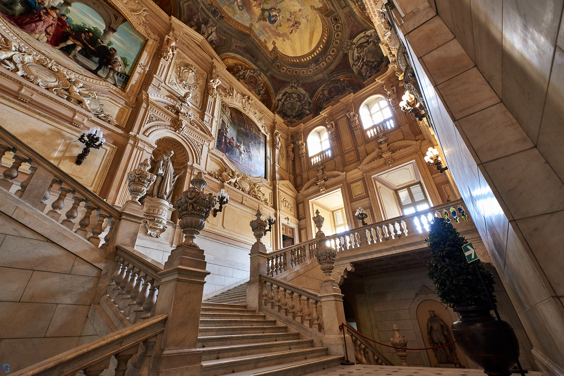 Torino - Ingresso Scalinata Palazzo Reale