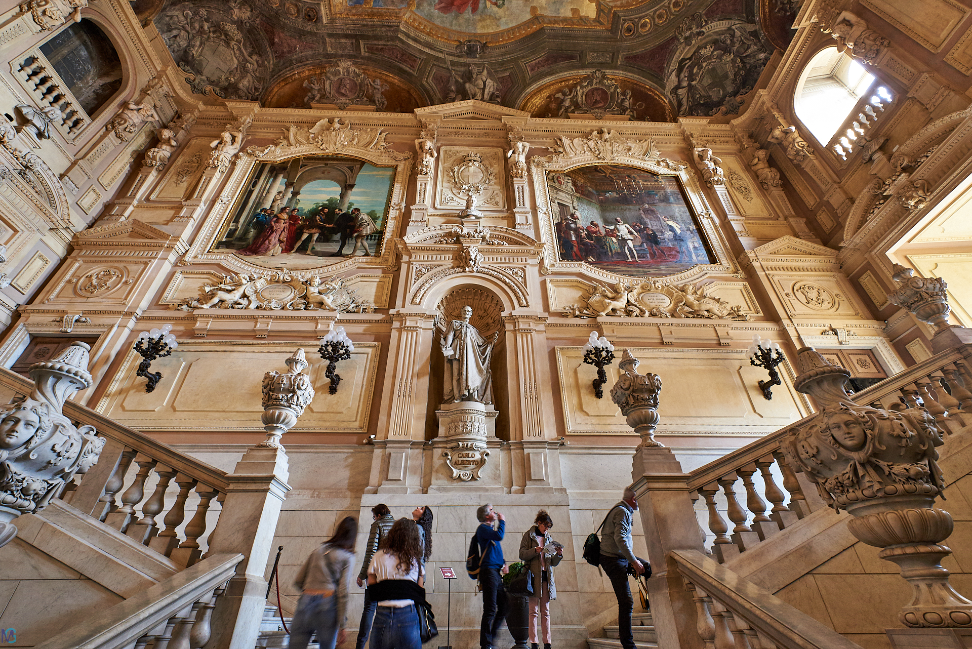 Torino - Ingresso Scalinata Palazzo Reale
