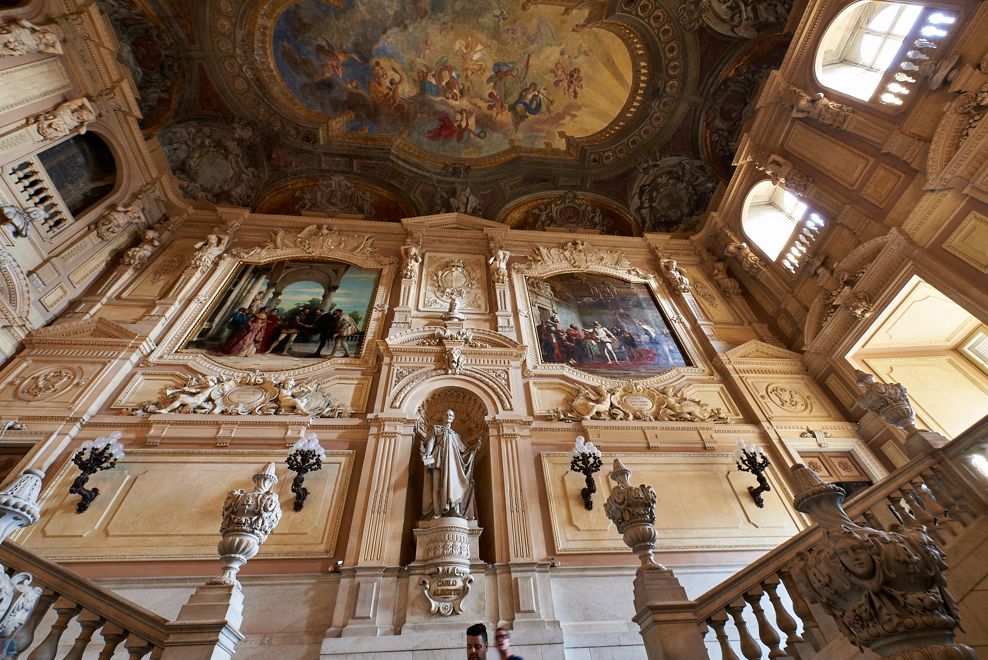 Torino - Ingresso Scalinata Palazzo Reale