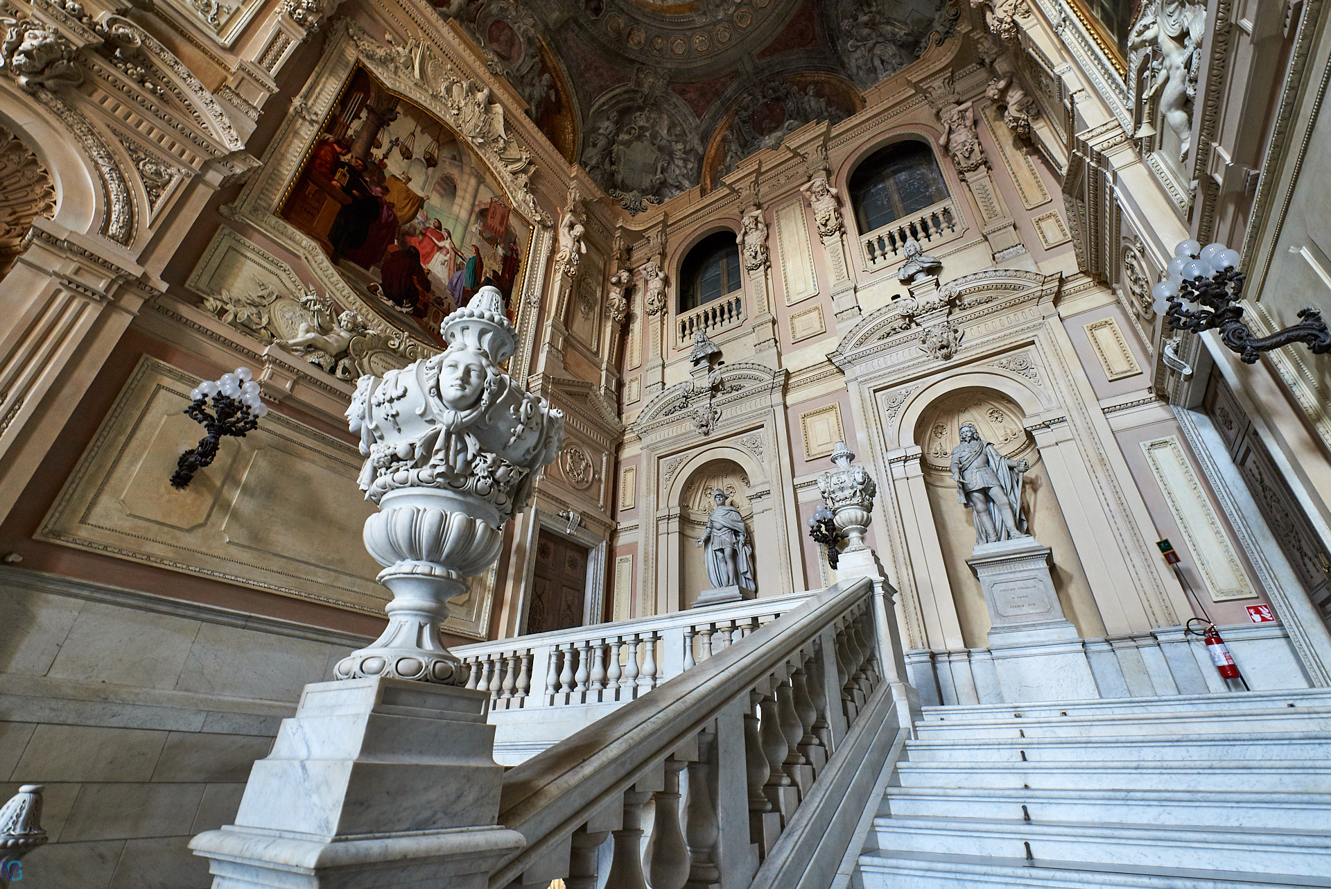 Torino - Ingresso Scalinata Palazzo Reale