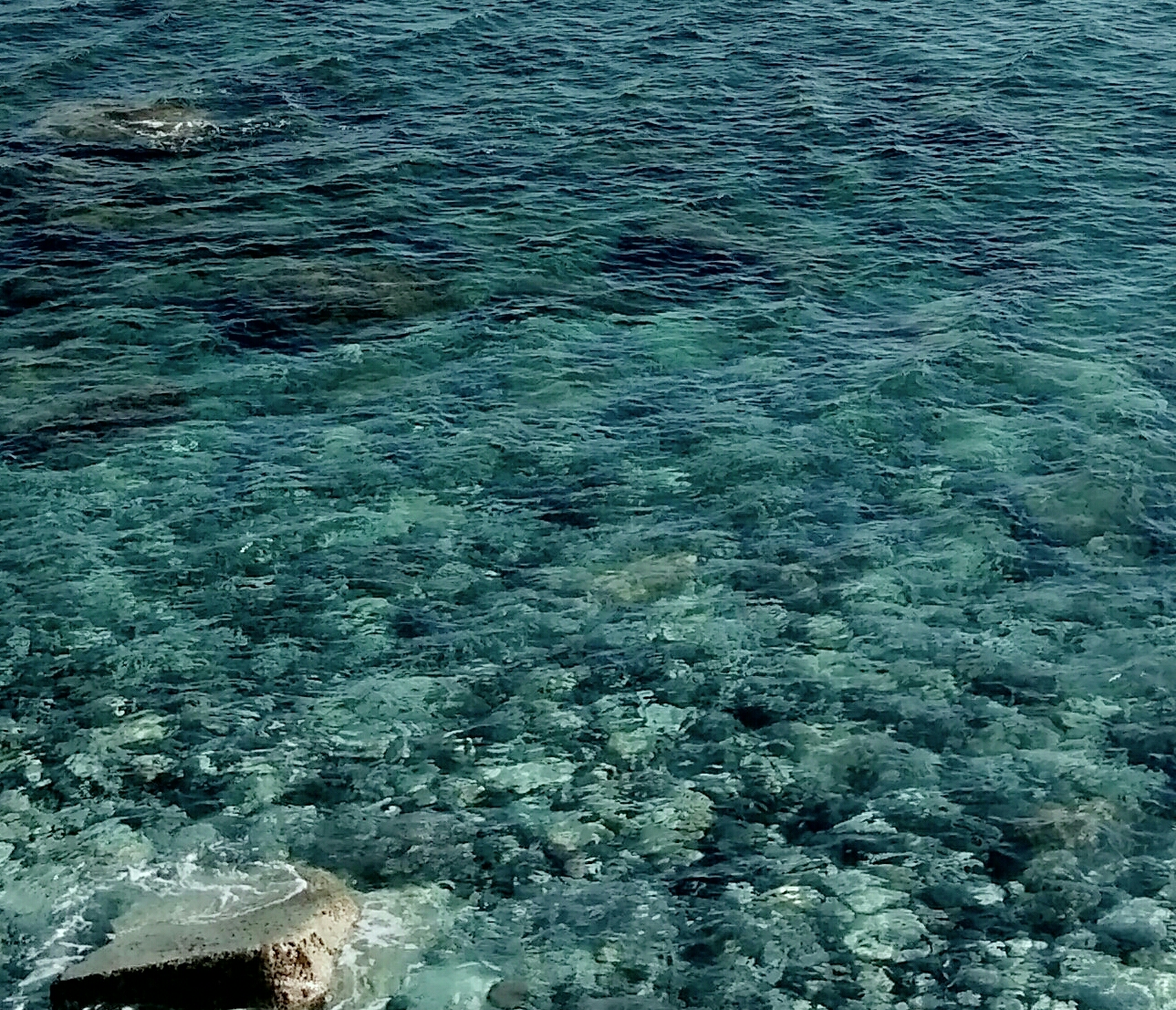 I stopped to observe the sea..