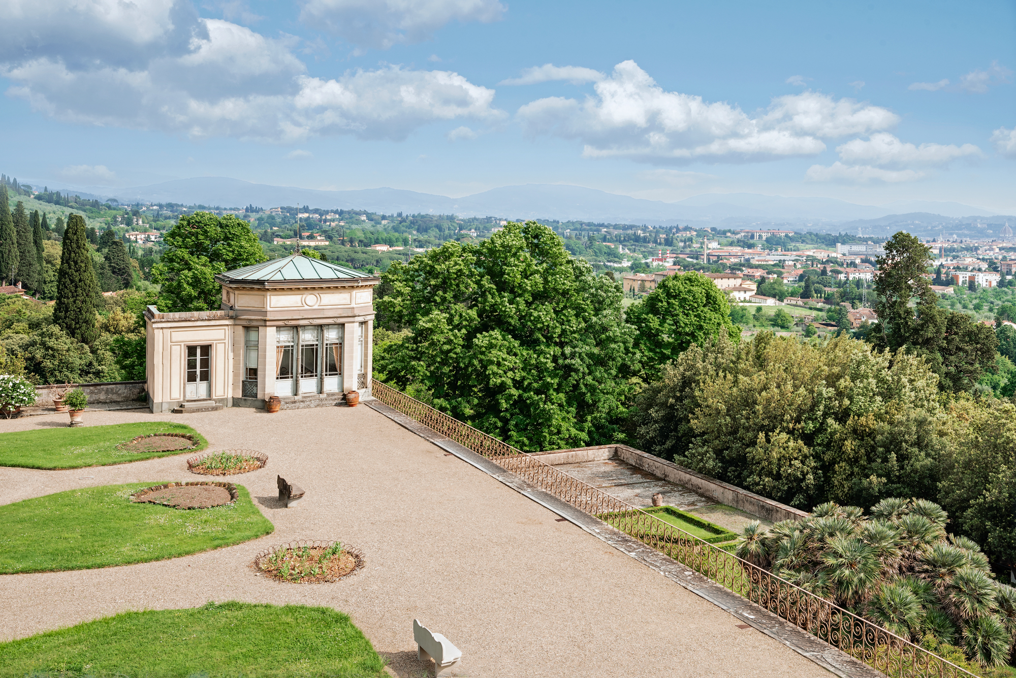Firenze - Villa La Petraia - Vista del "Pensatoio"