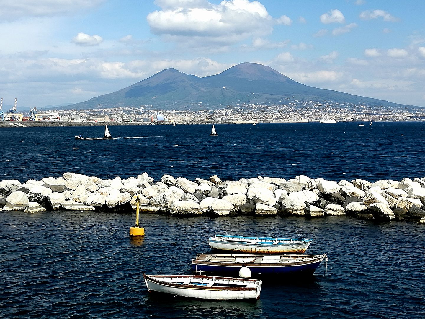 In The Blue painted blue.