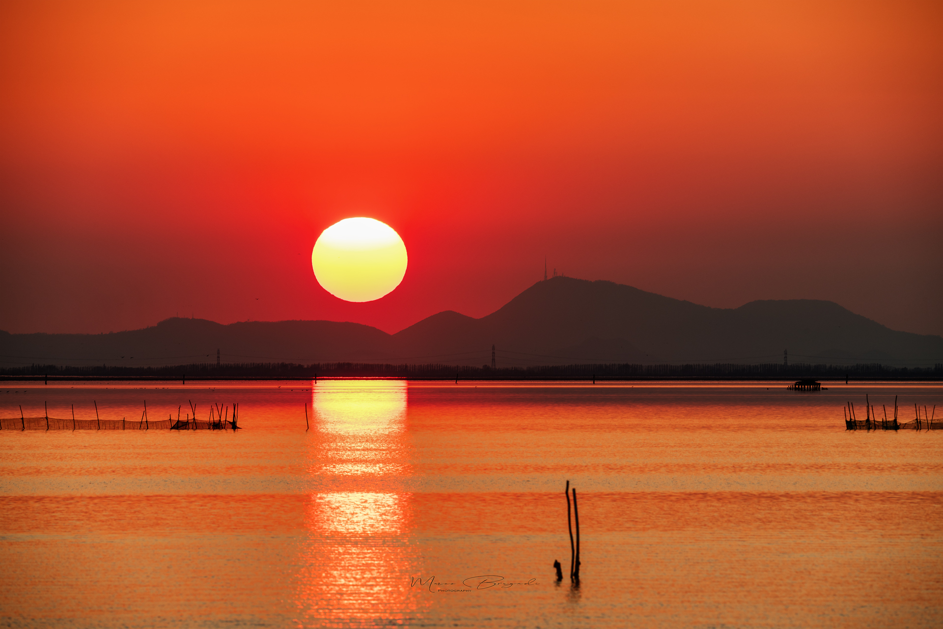 Sunset from Pellestrina