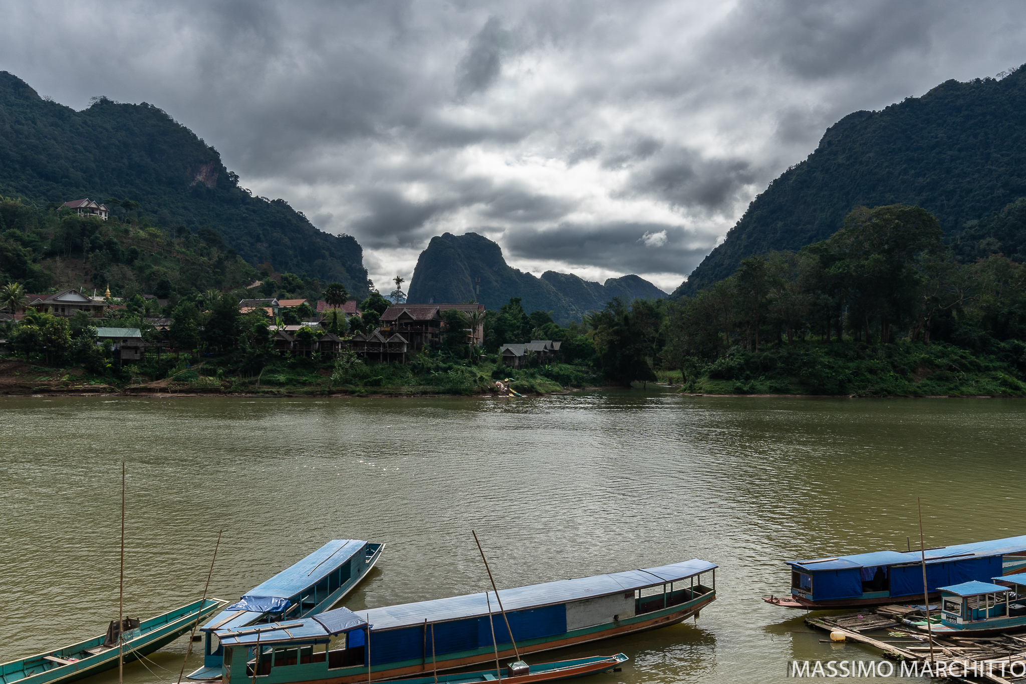 Nong Khiaw, on the Nam Ou River, North Laos