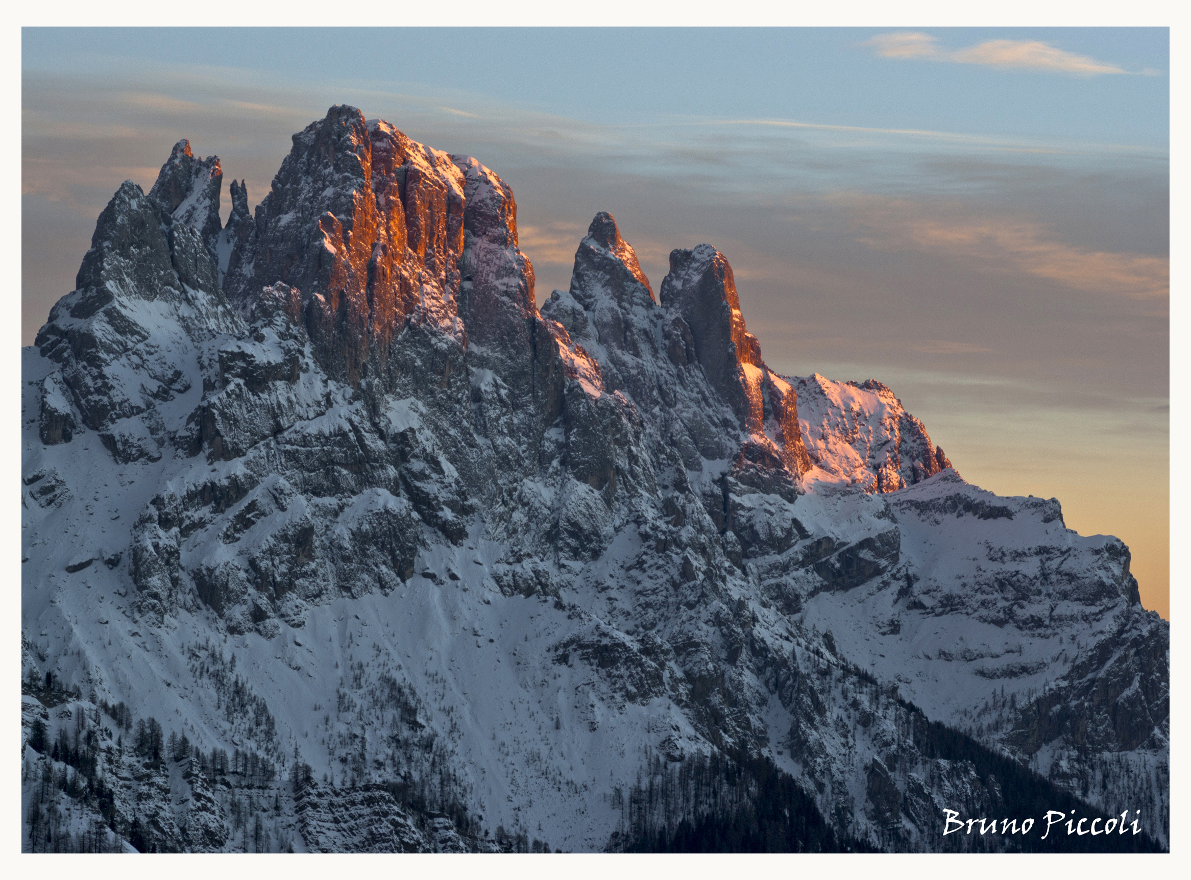 tramonto sulle pale s.martino