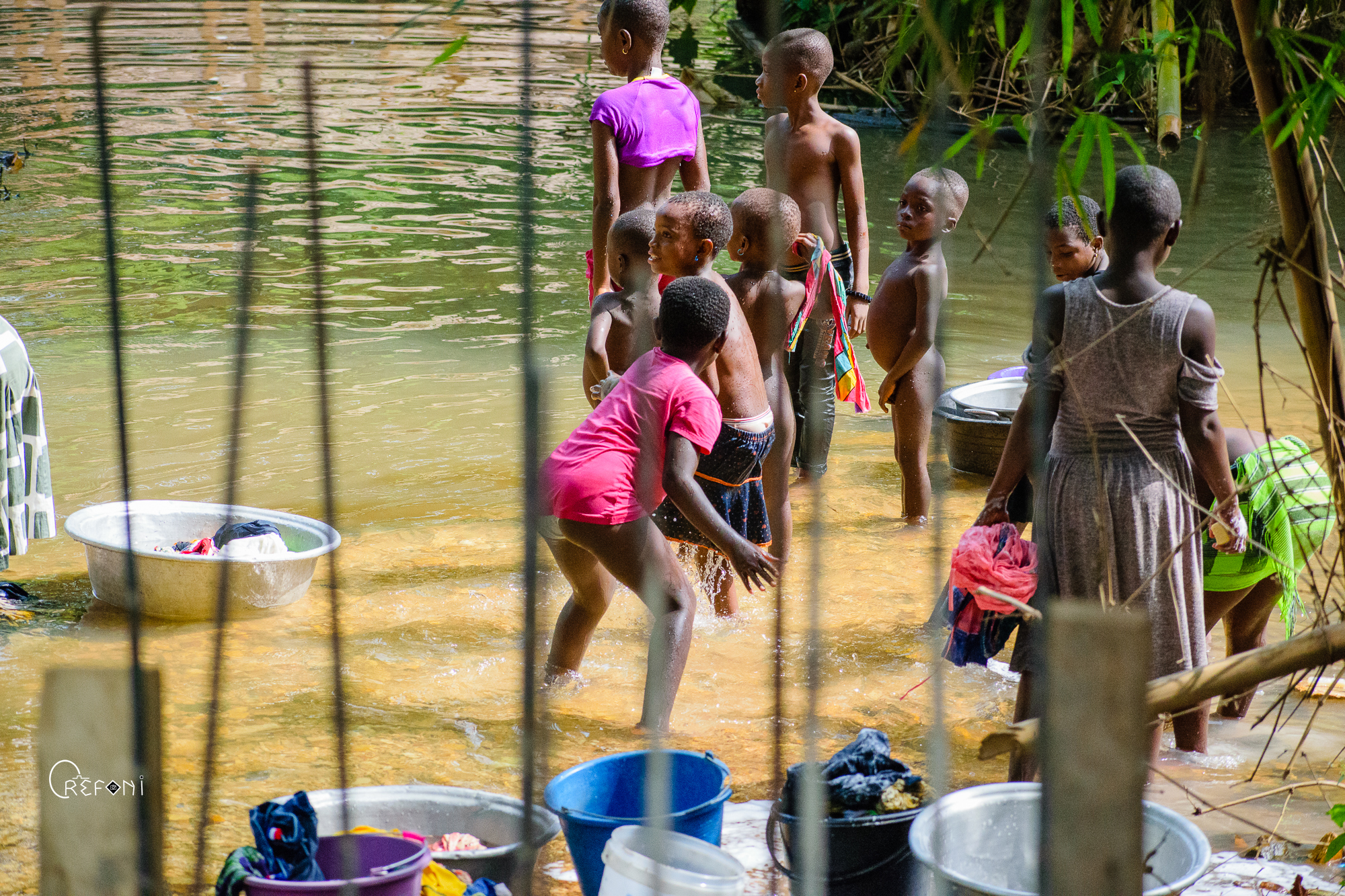 Natives at riverside
