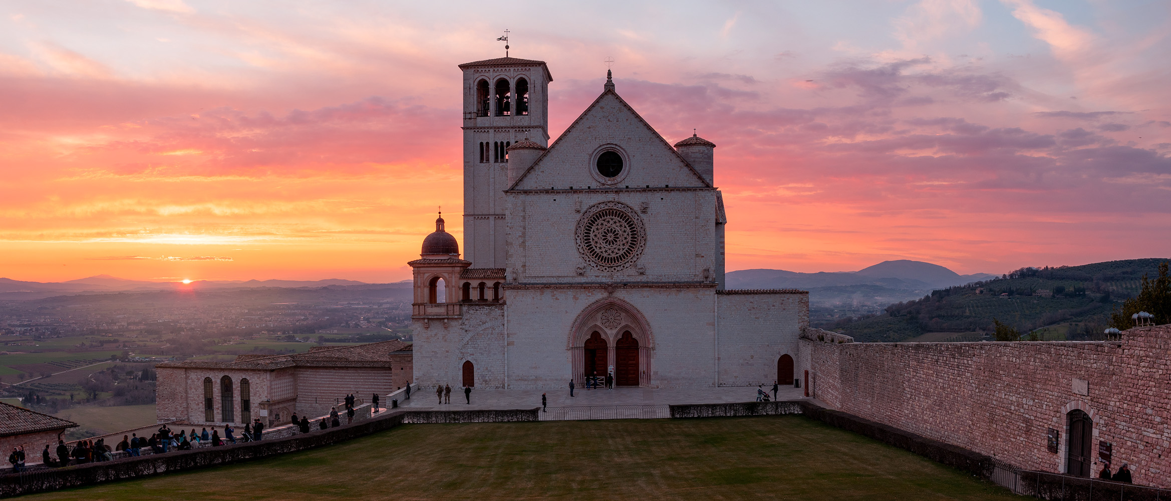Tramonto su Assisi