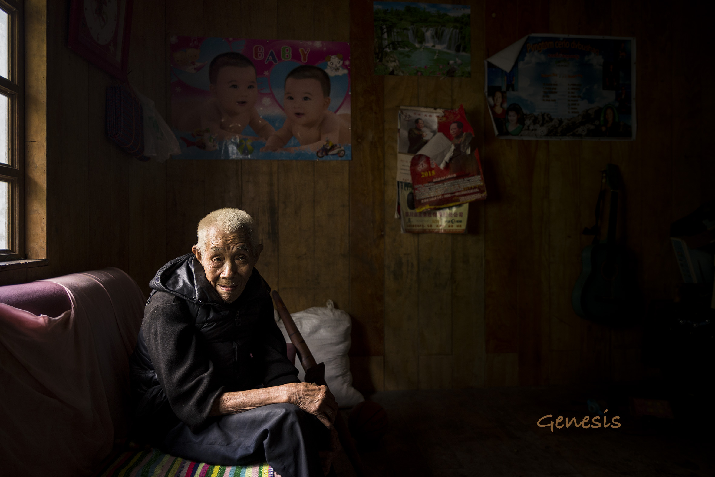 Ultracentenary (according to the sons) Chinese of Yunnan