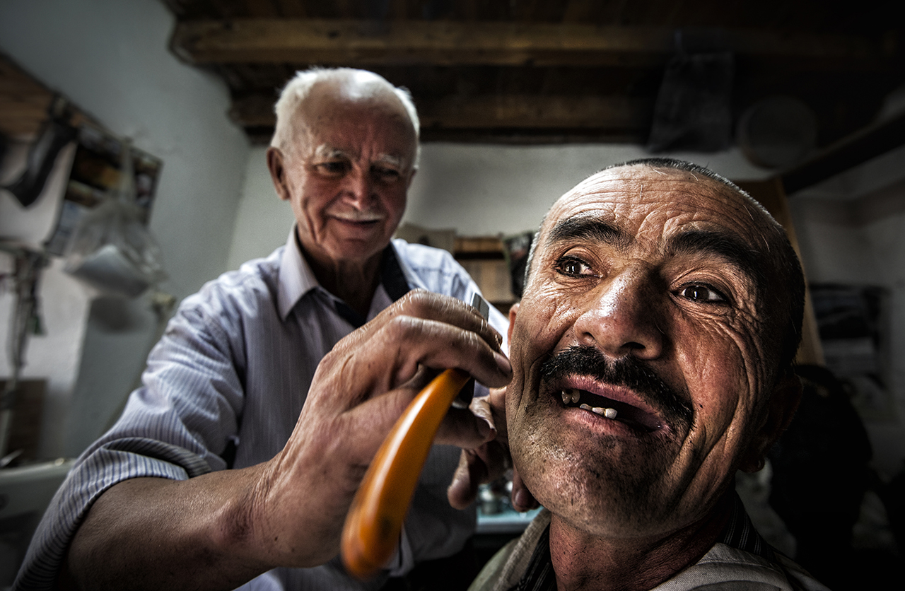 Vecchio negozio di barbiere