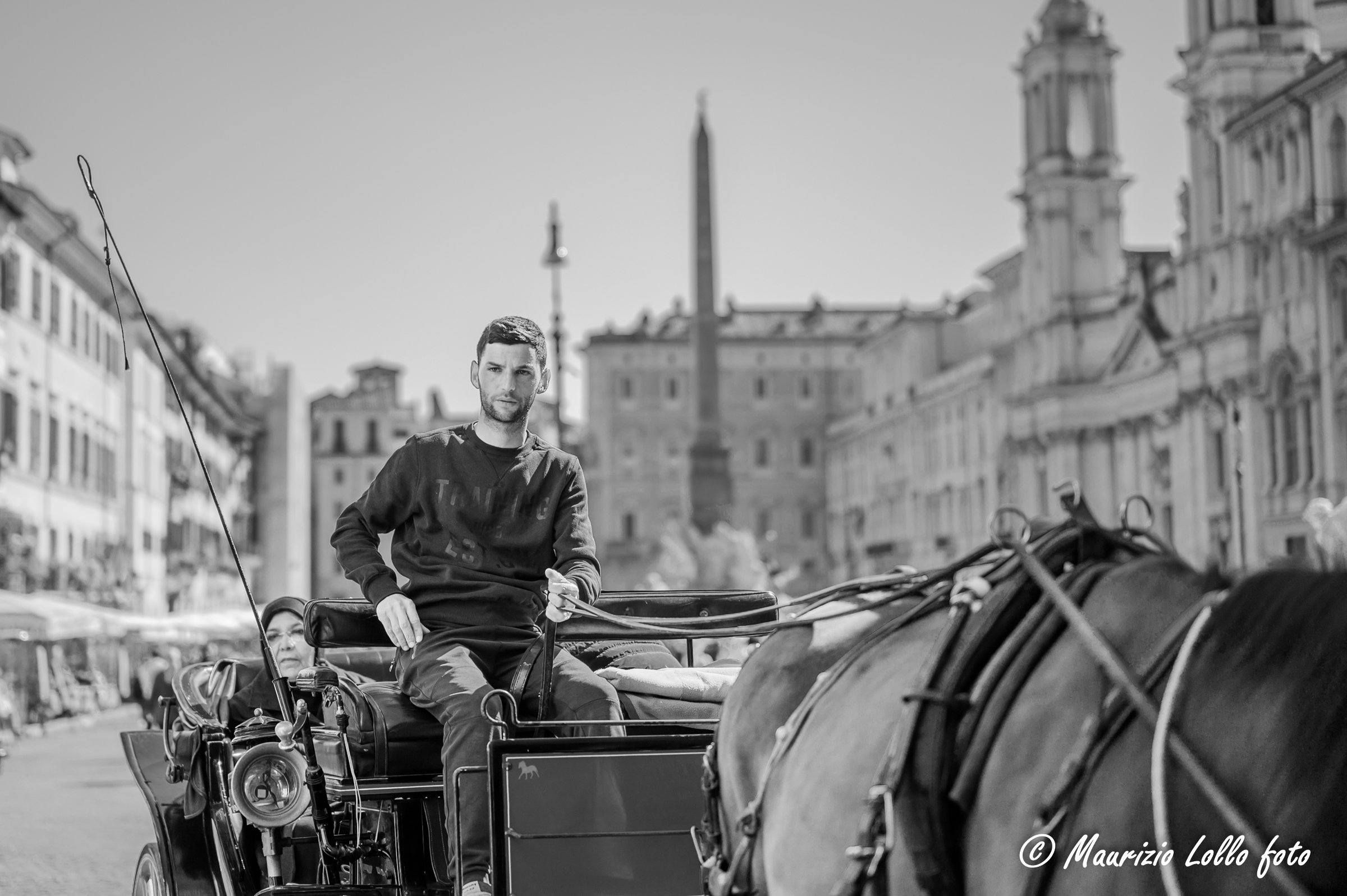 vetturino e Piazza Navona