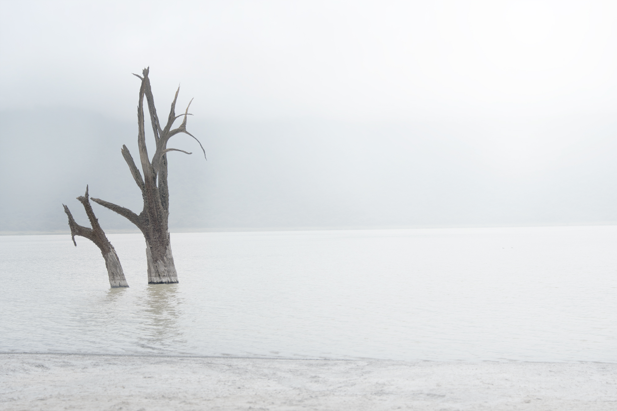 Empakai crater in the glazing light