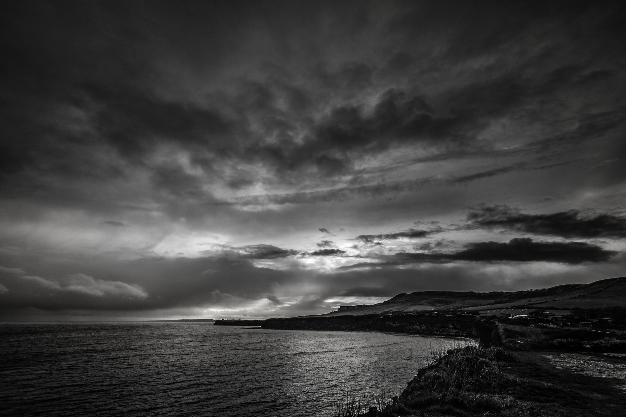 Darkness Falling At Kimmeridge