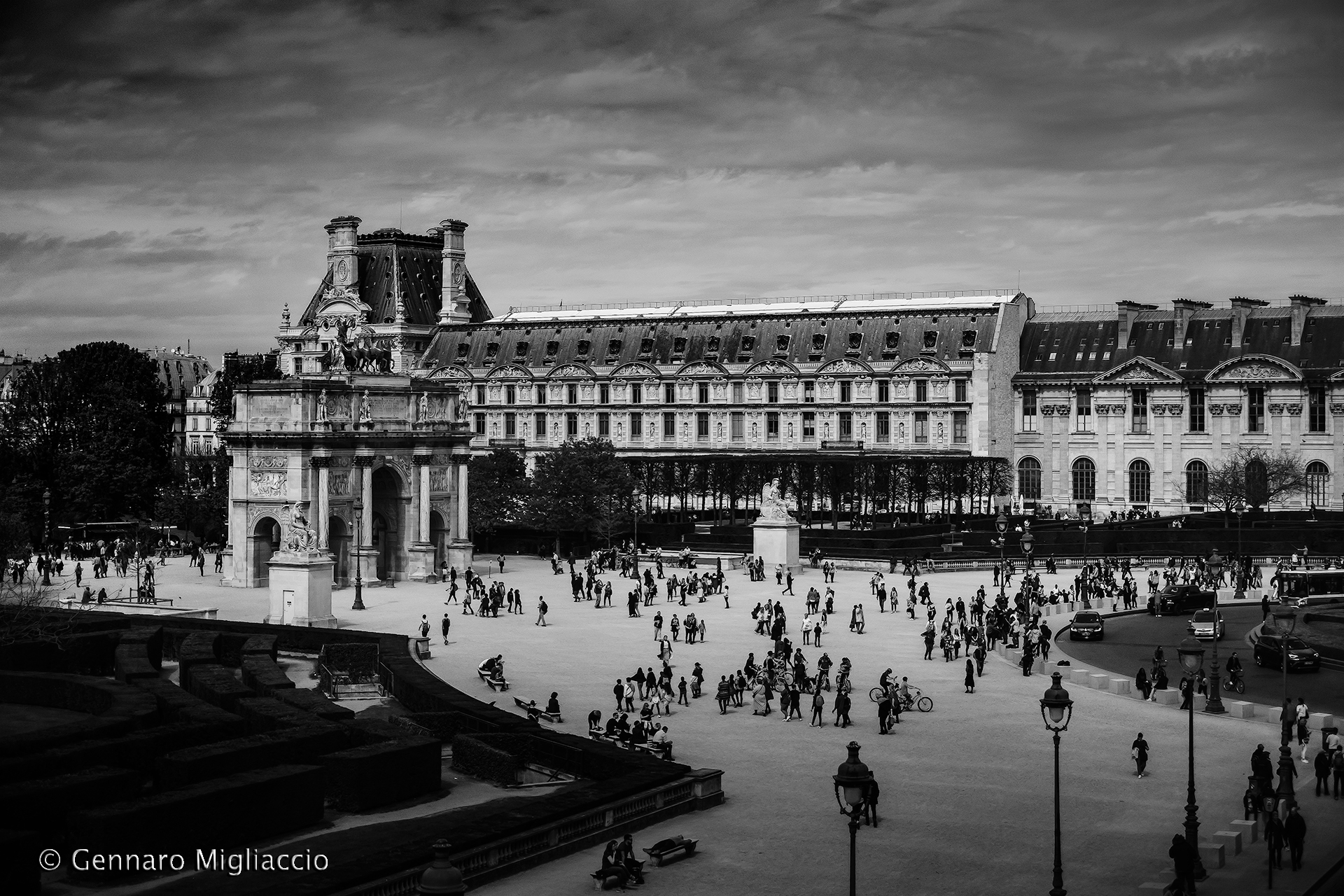 Dalla finestra del Louvre