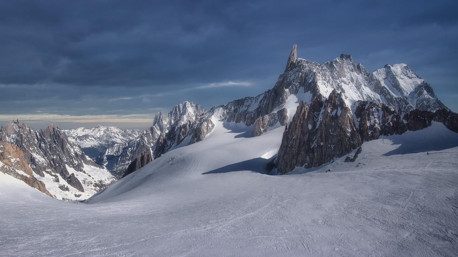 Panoramica da punta Helbronner stretta