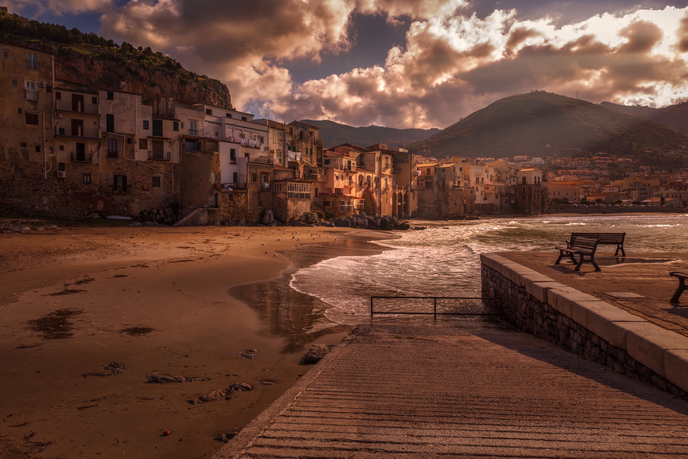 Sunset in Cefalù