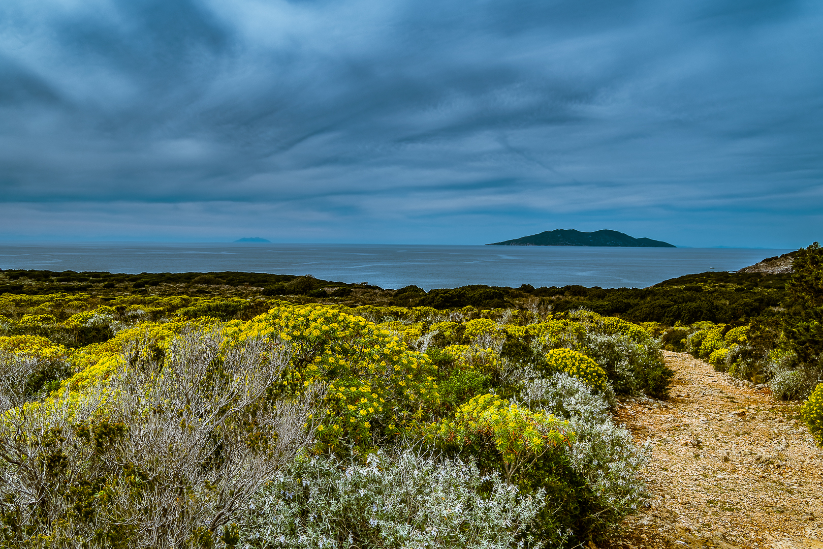 Giglio e Montecristo da Giannutri