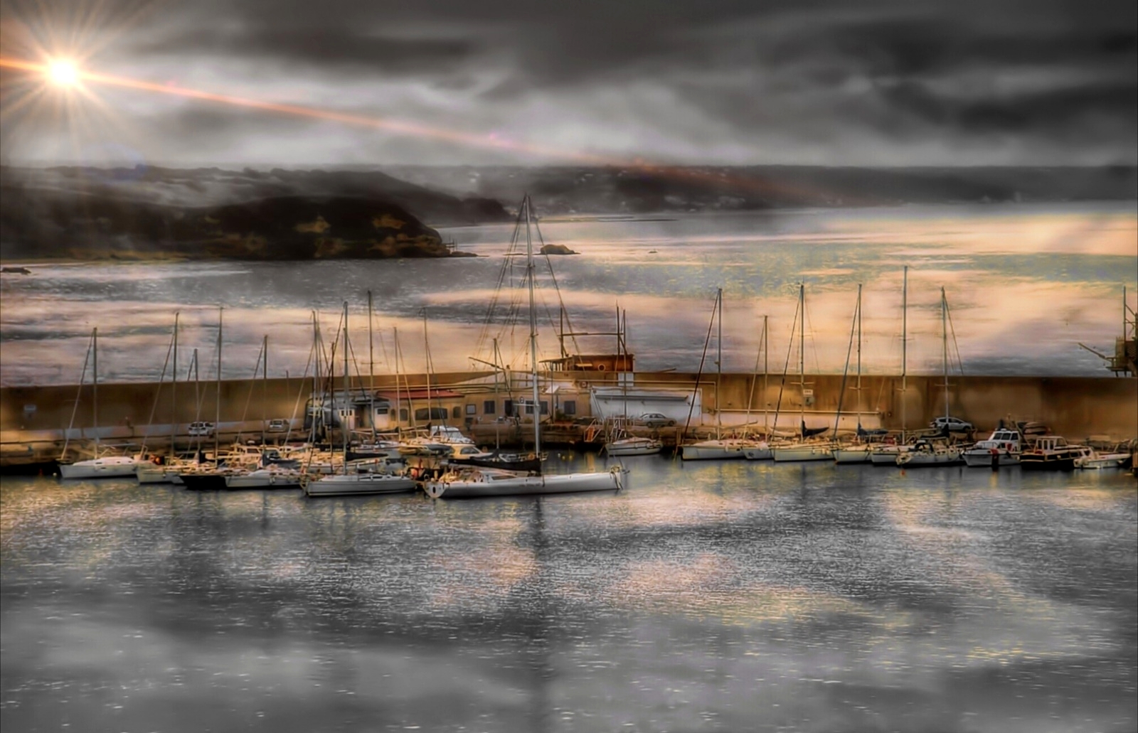 Porto di Vasto (Chieti) - Effetto Dipinto.