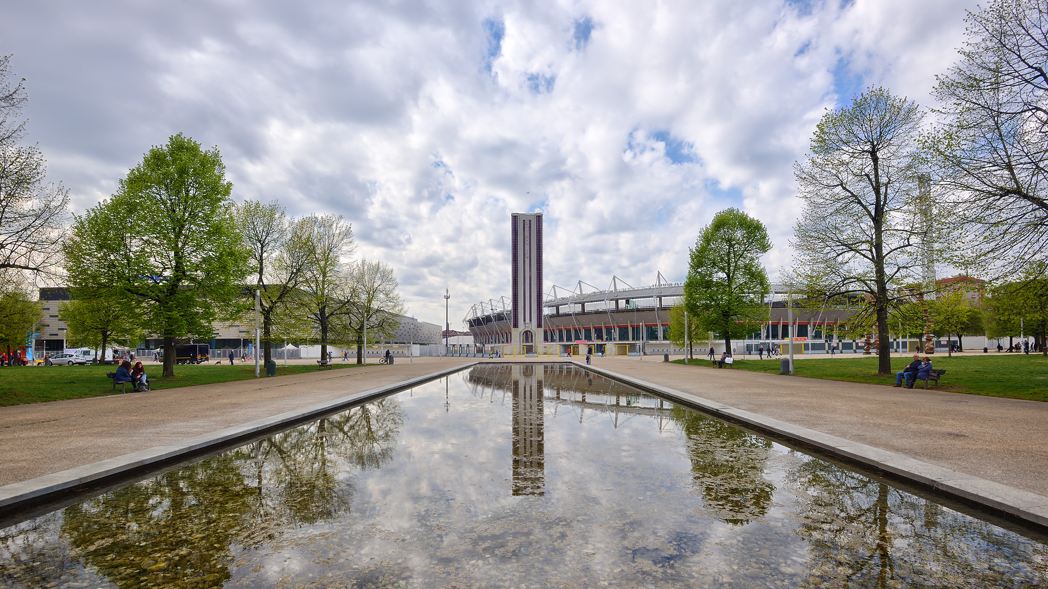 Water Mirror Fountain, Turin