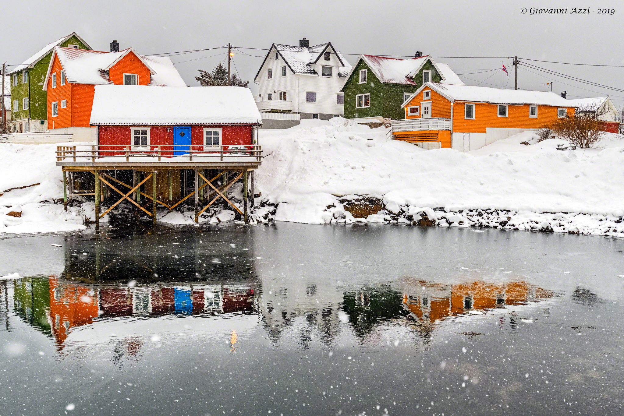 Henningsvaer winter colors