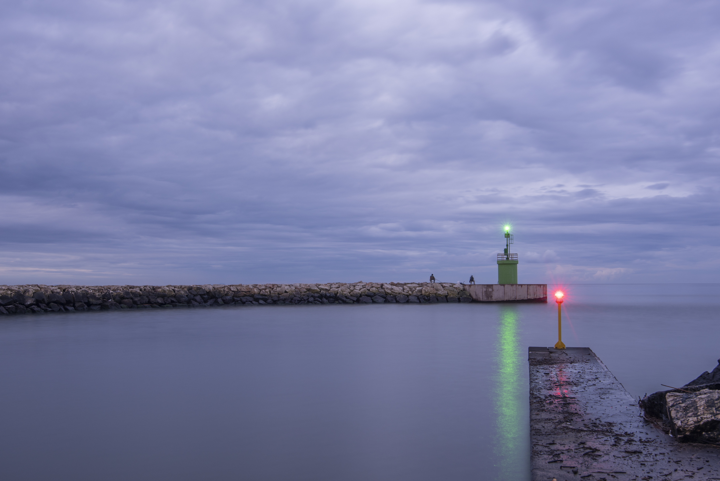 Pescatori all'aurora