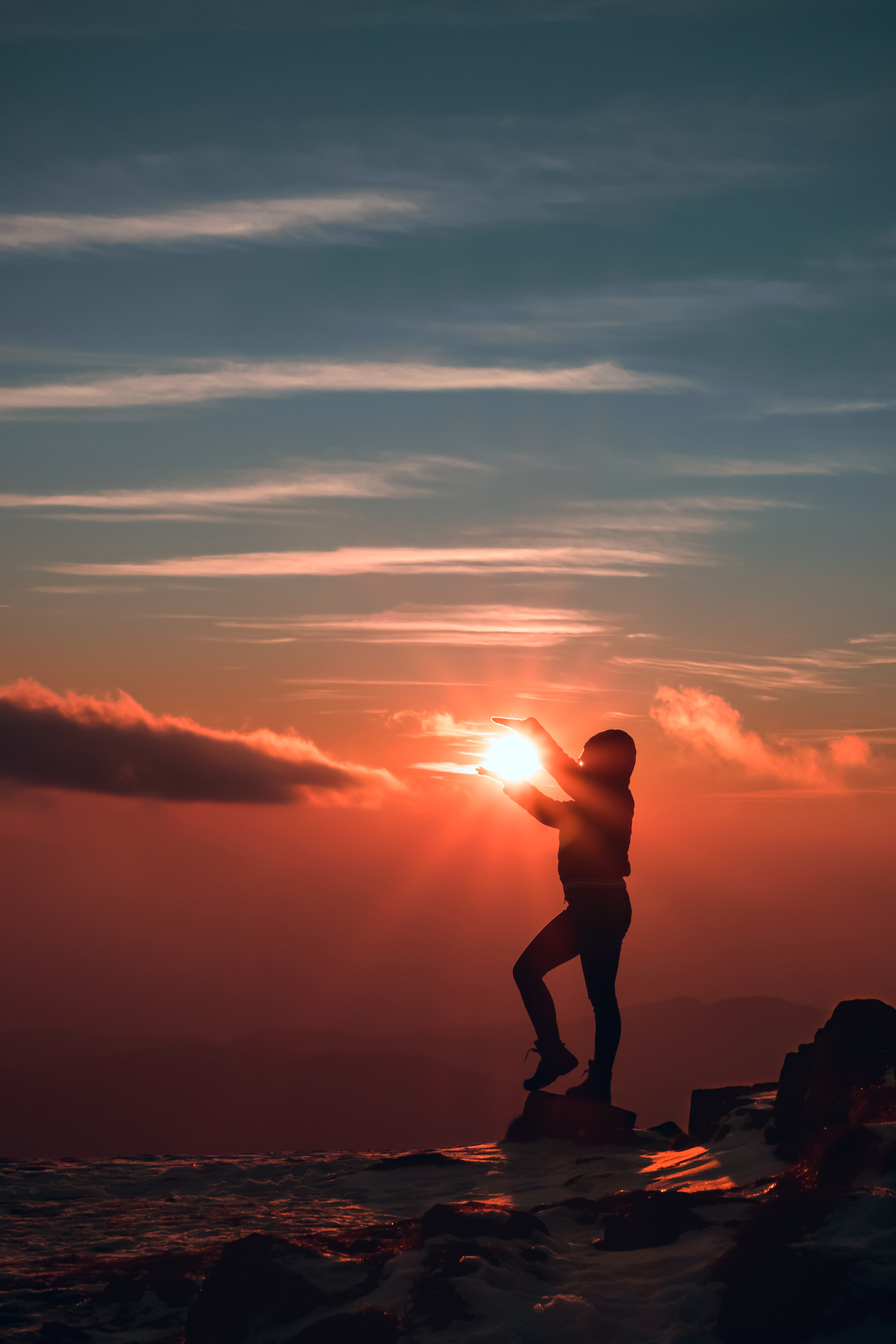 Tramonto sul Matajur