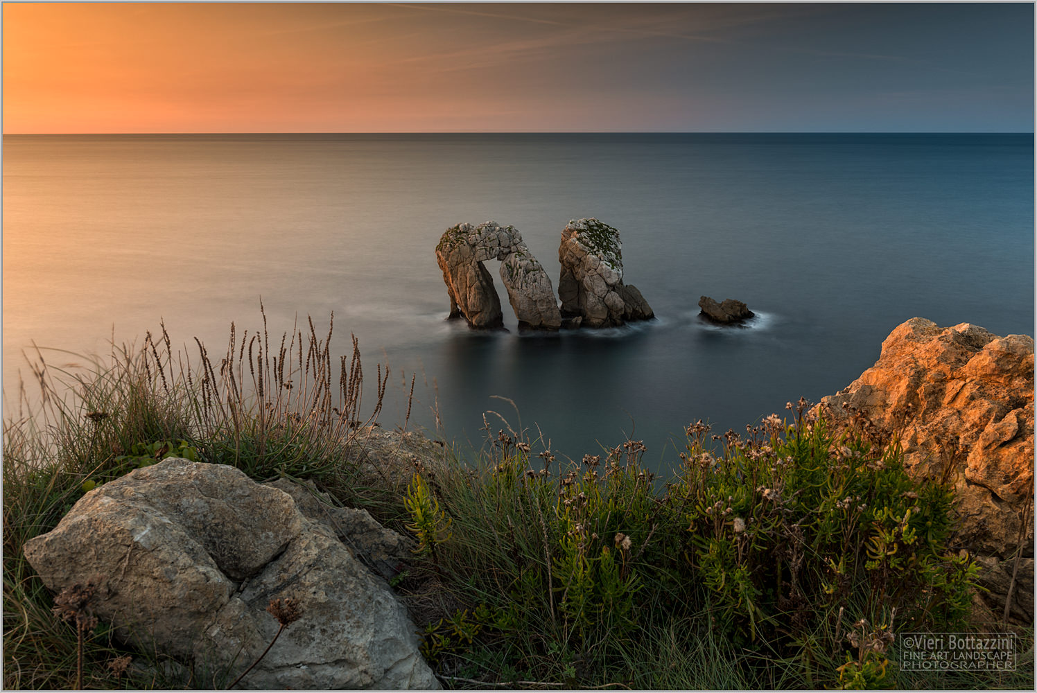 Sunset at Urro del Manzano, Cantabria (Spain)