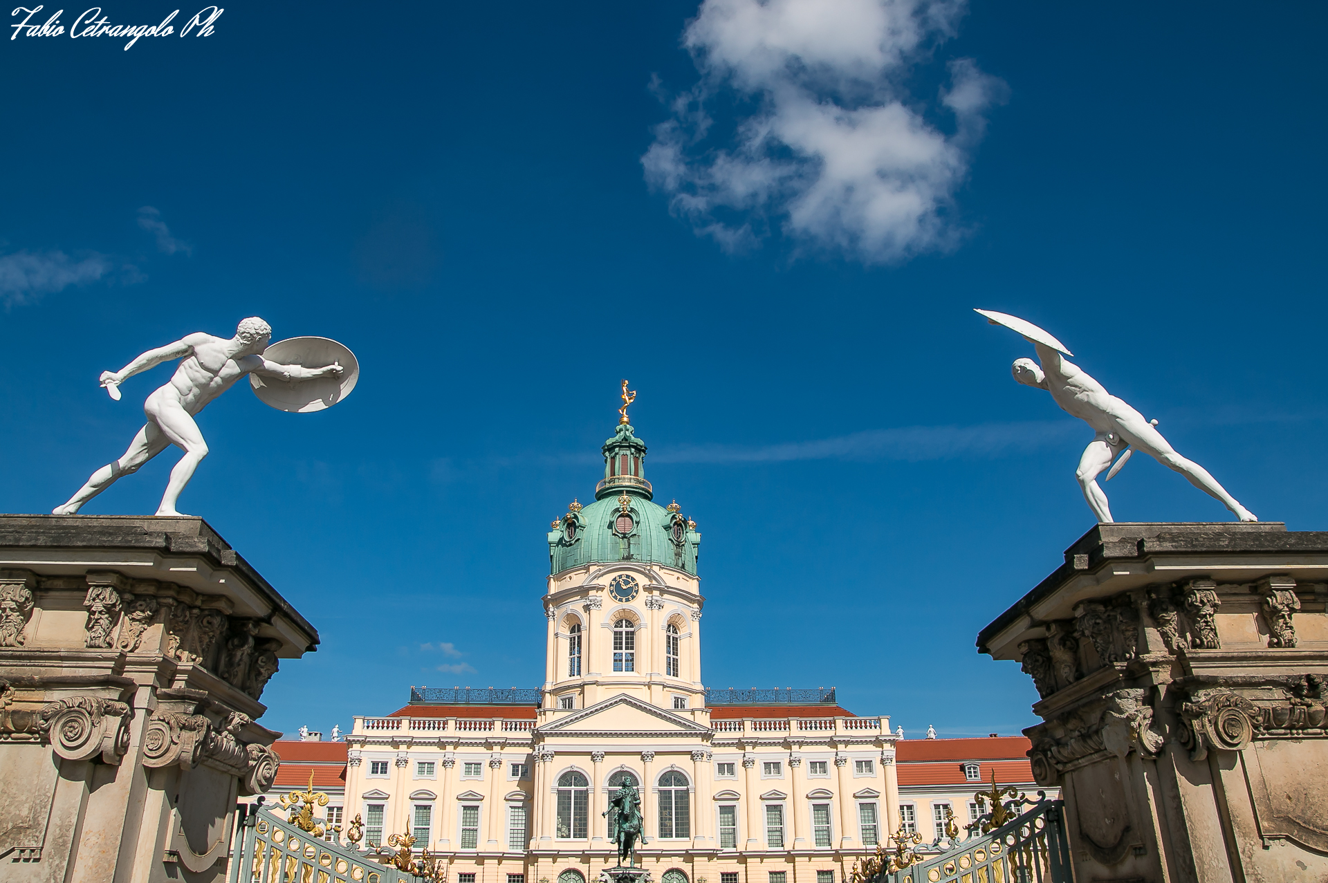 Façade of the Charlottenburg Castle.