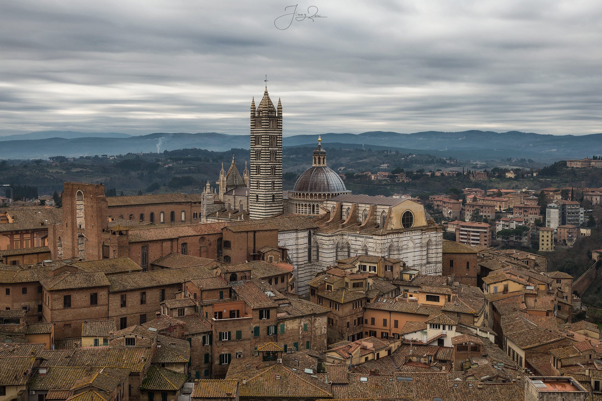 Above the Roofs of Siena
