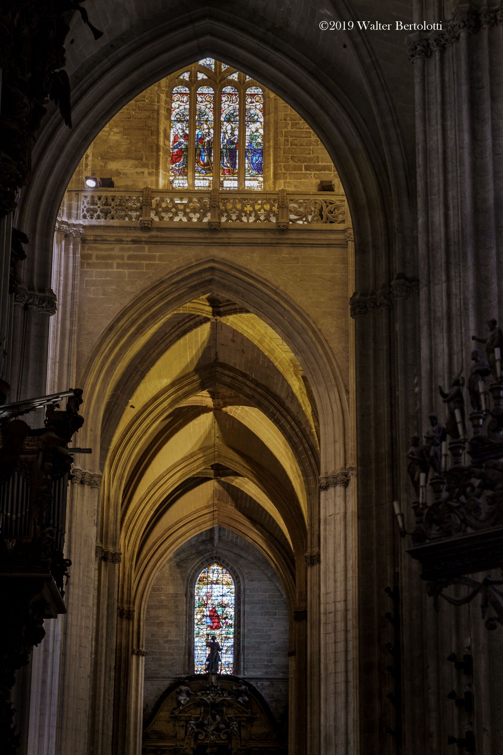 la cattedrale di Siviglia-interni