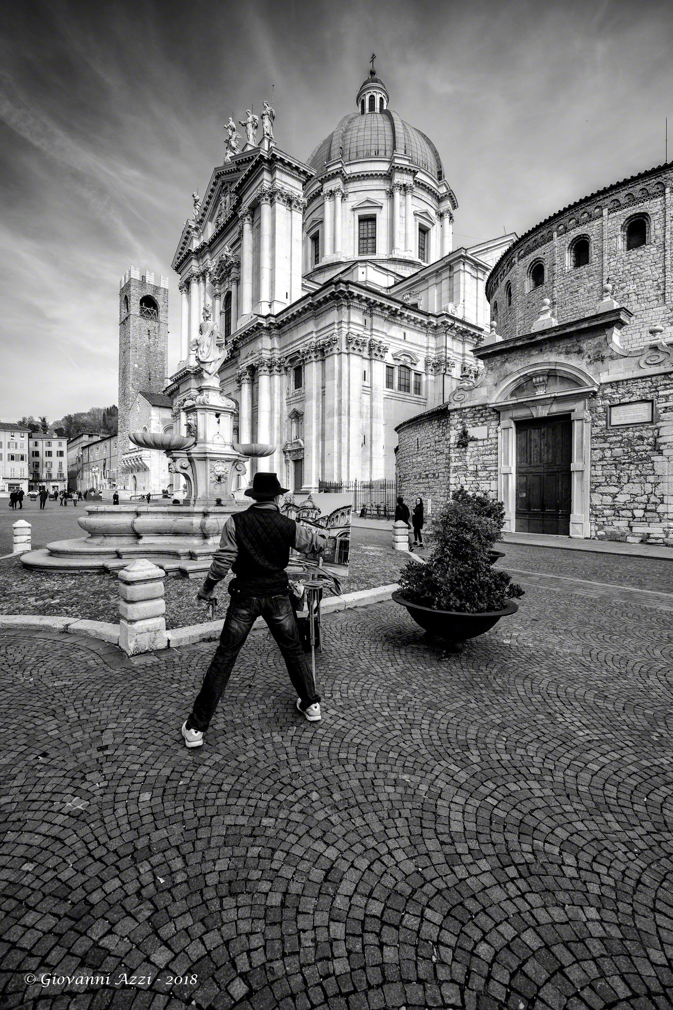 Painting Paul VI Square