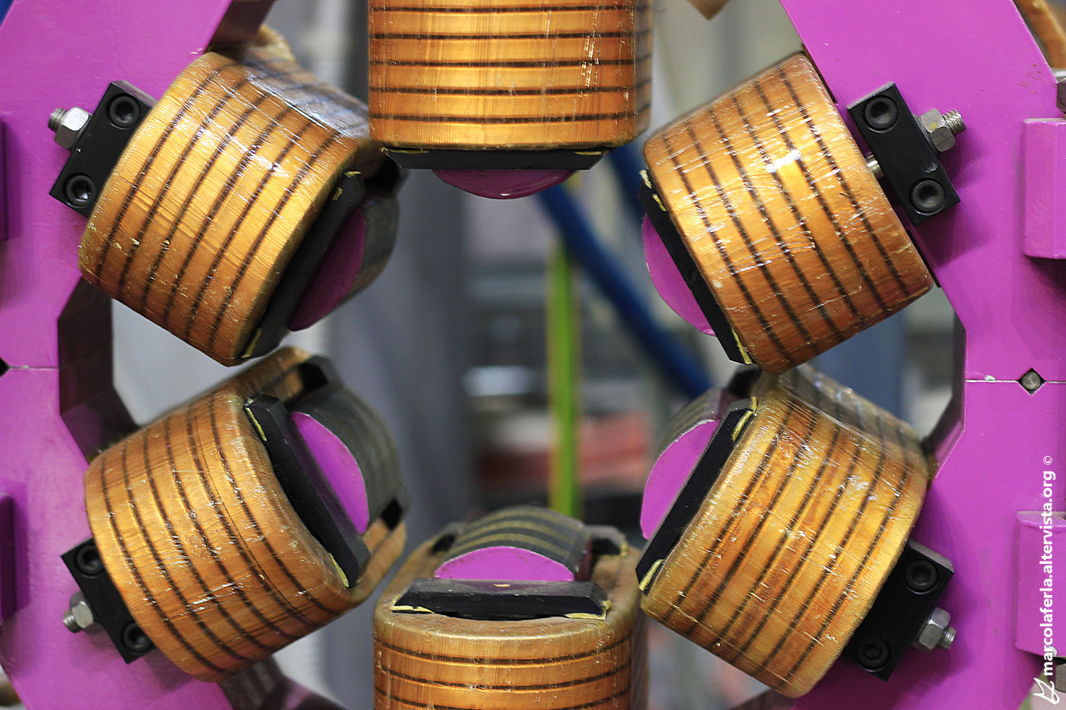 Sestupolo particle accelerator from? It