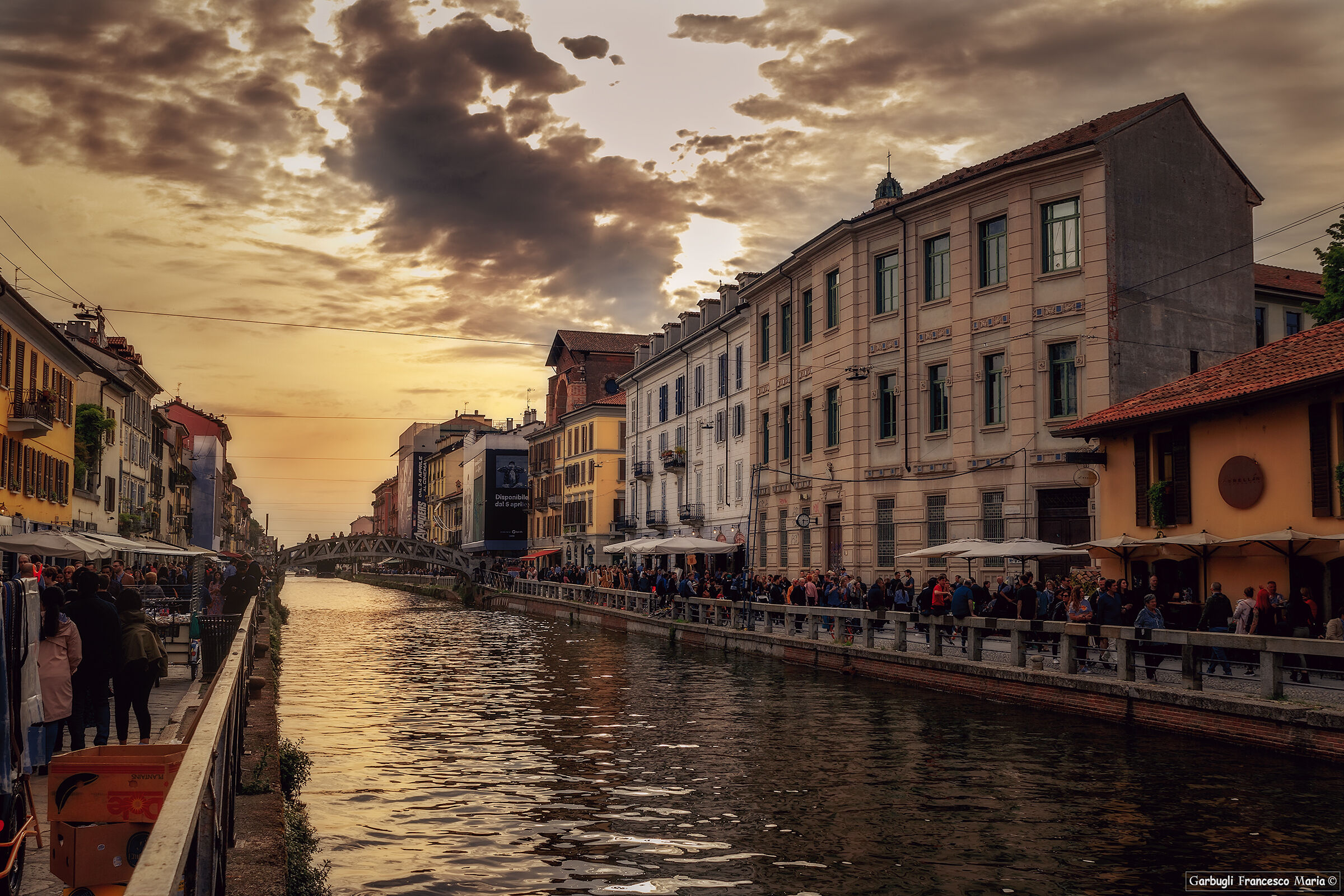 Tramonto al Naviglio