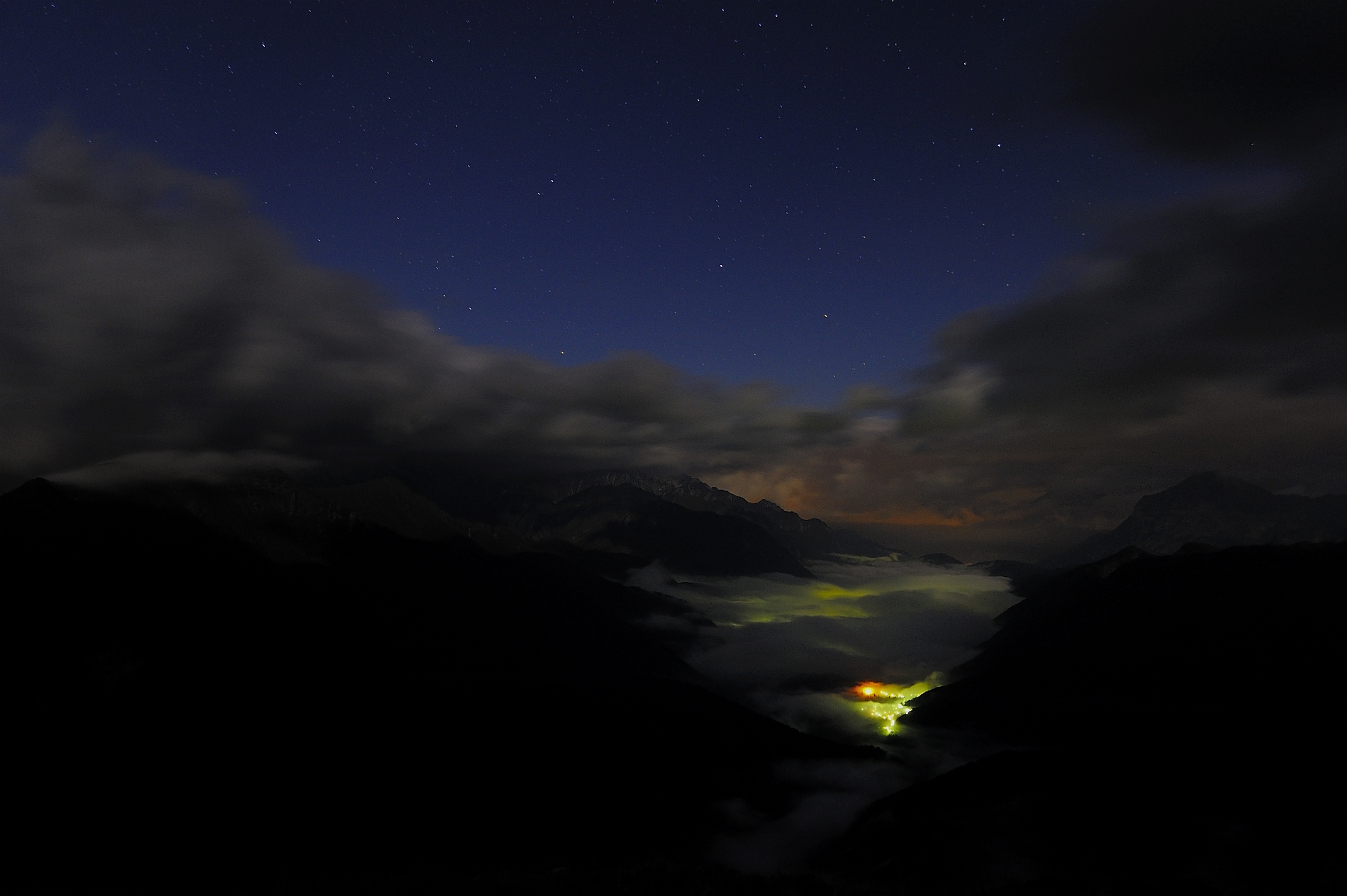 Silenzio nella valle.