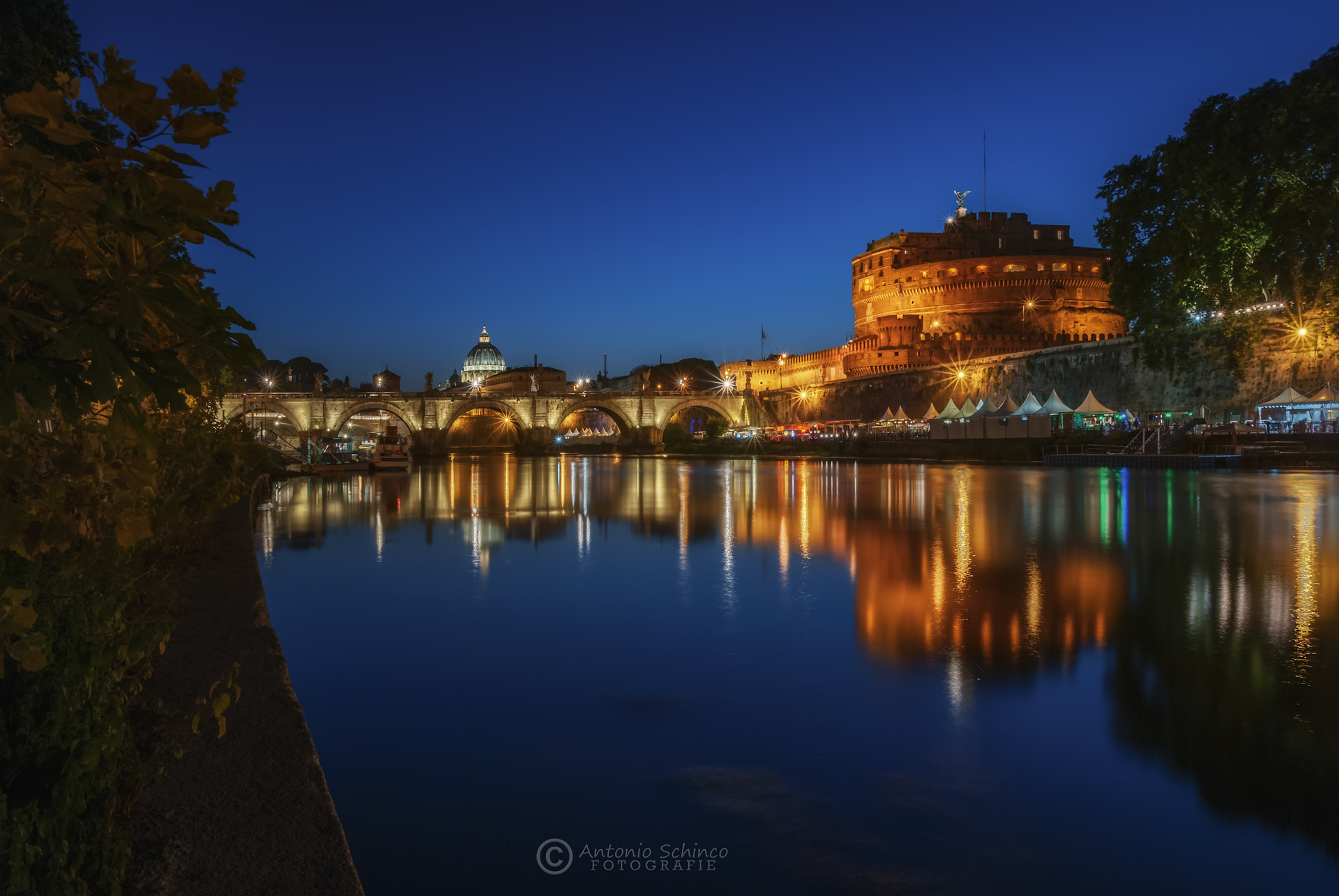 Riflessi Capitolini In Ora Blu