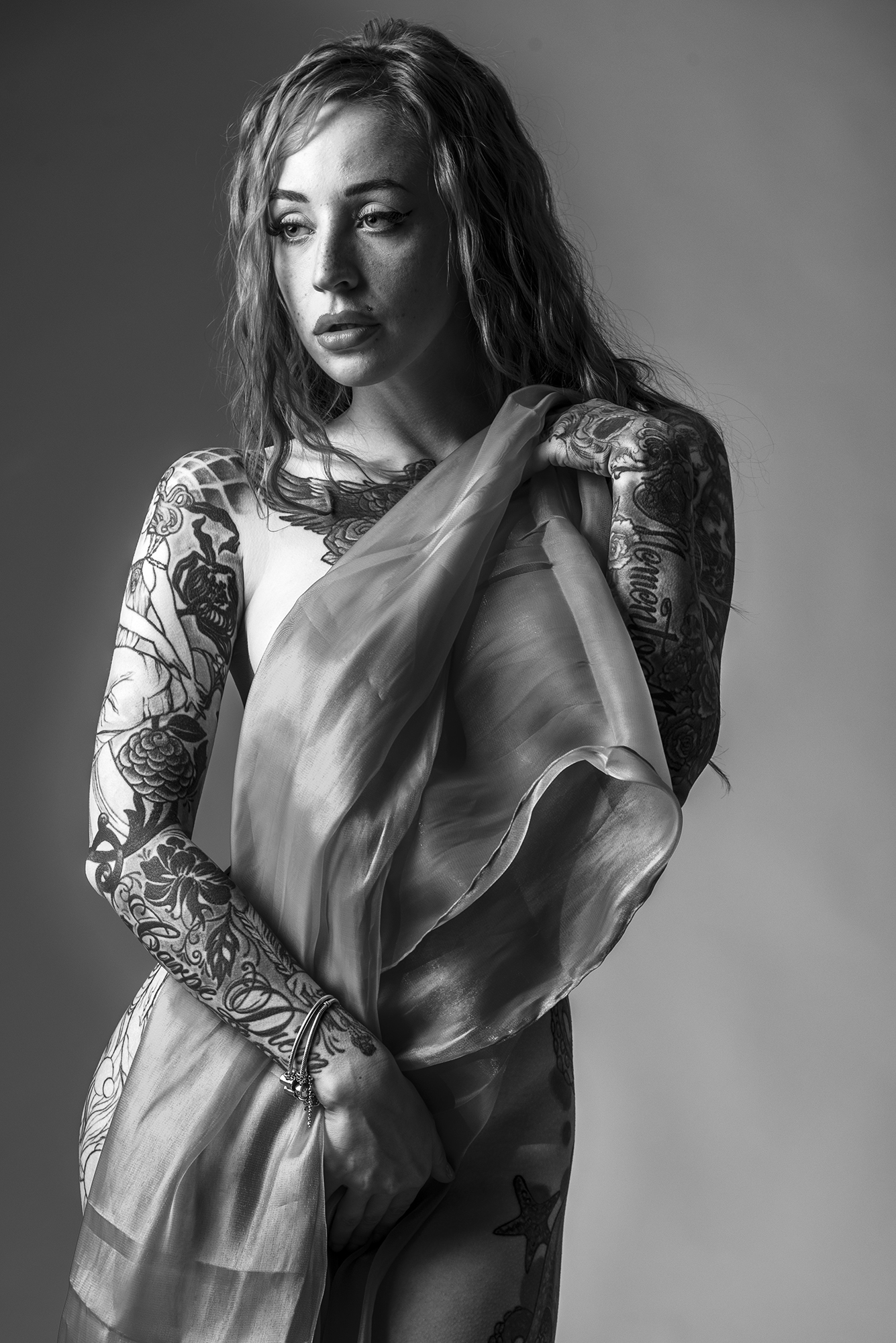 Yana in bianco e nero