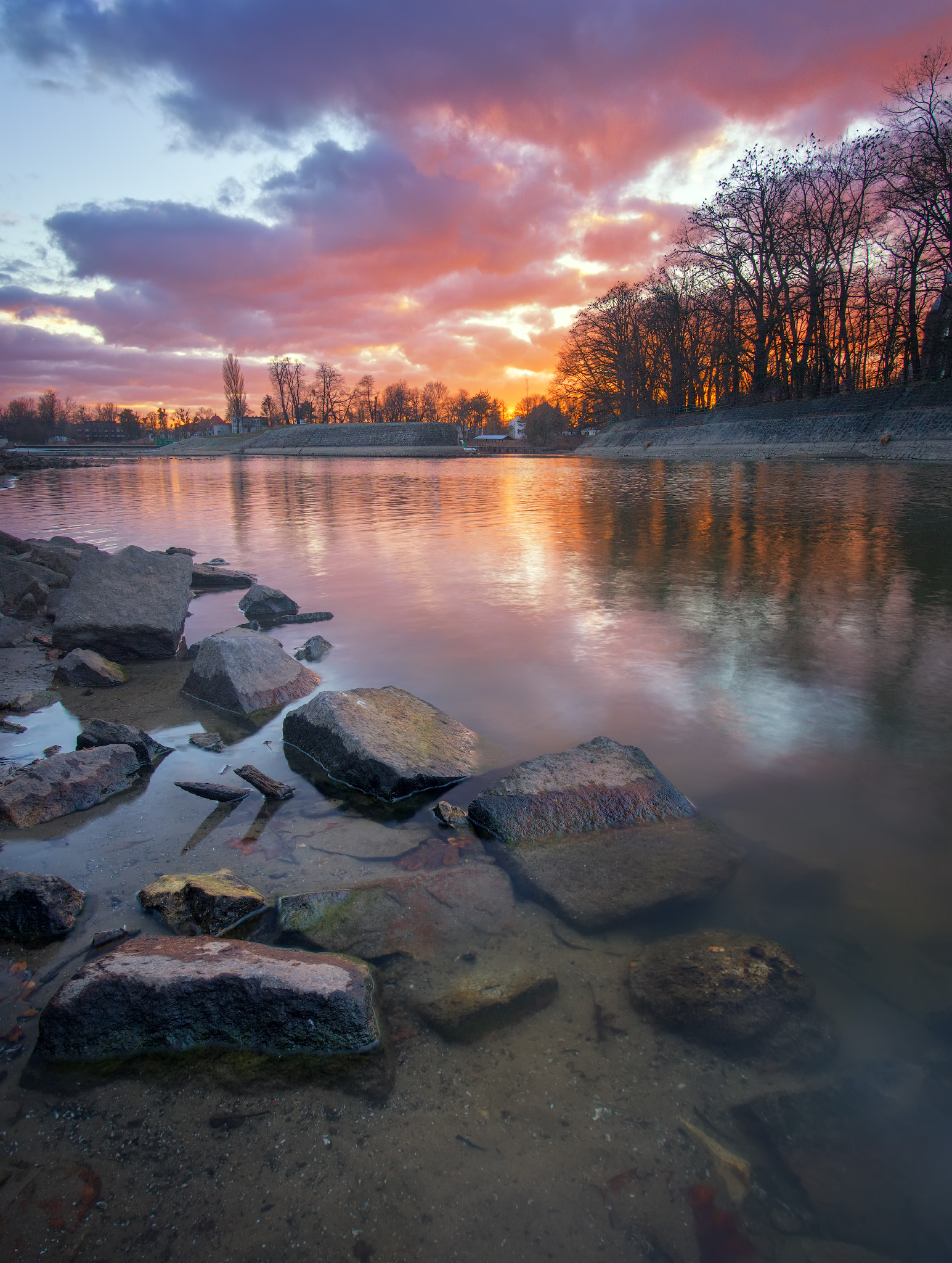Evening on the river
