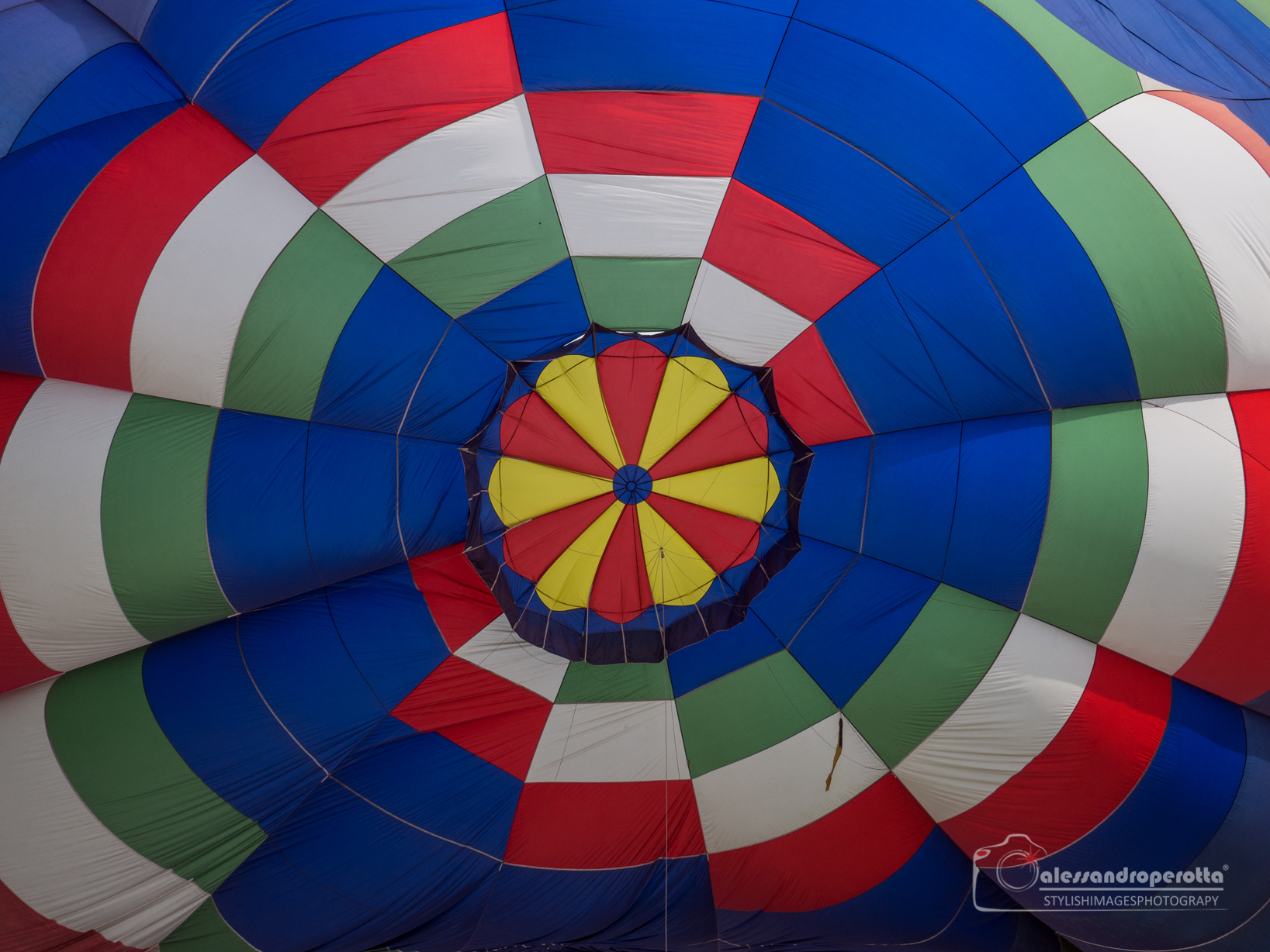 Dentro la mongolfiera....
