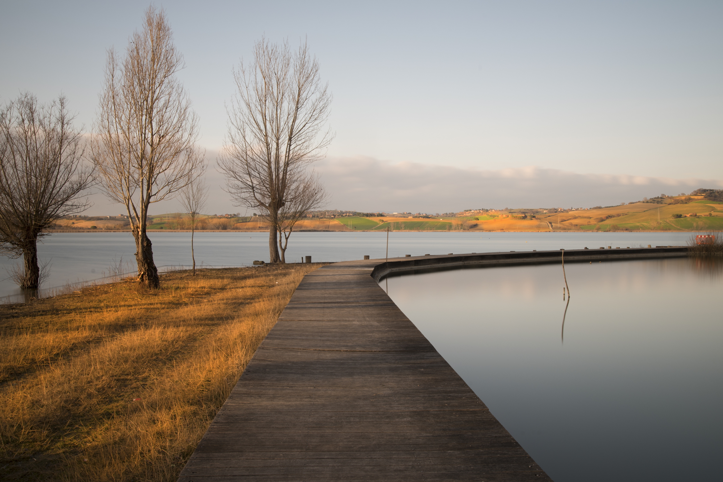 Calma e silenzio al lago