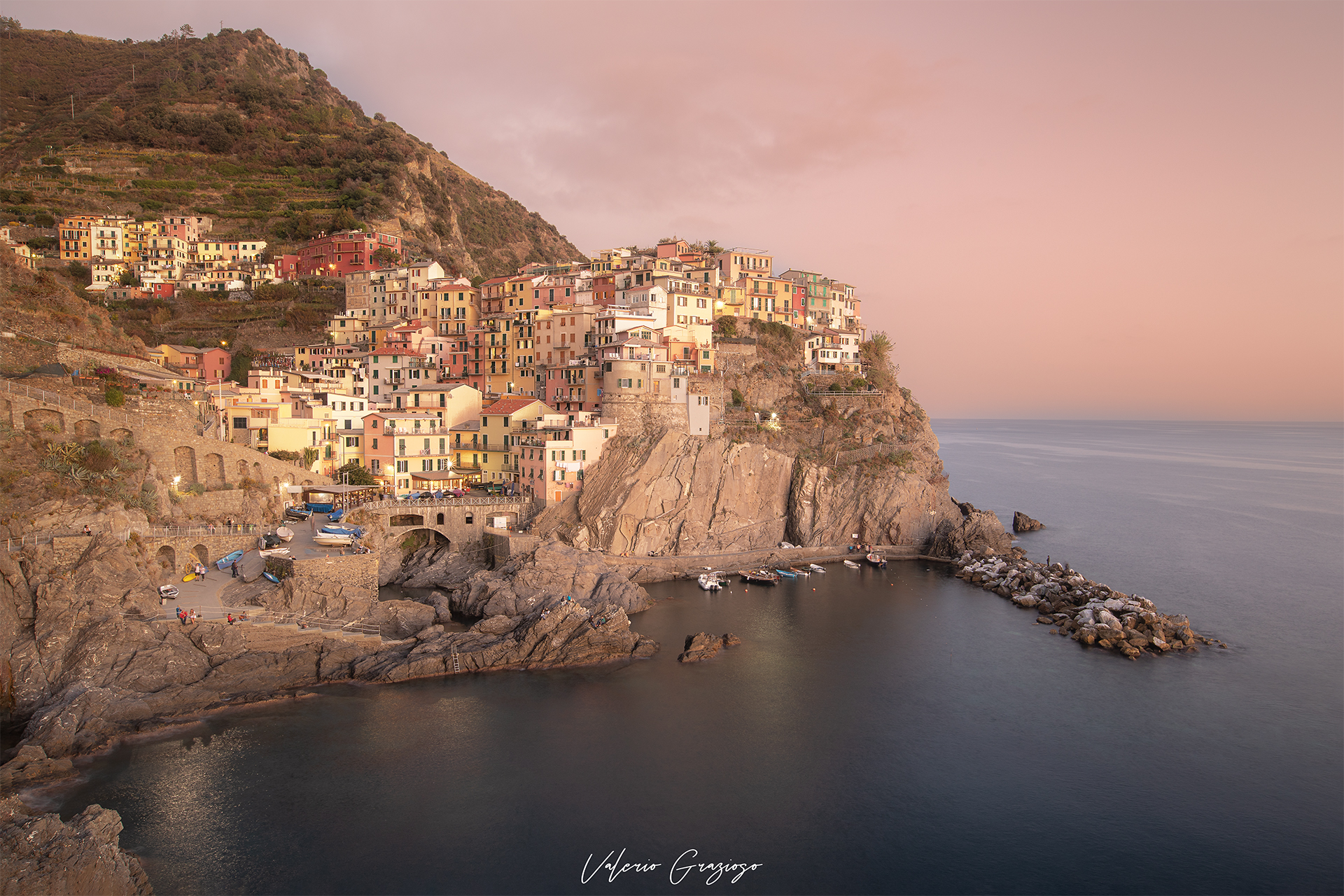 Un tocco di luce su Manarola