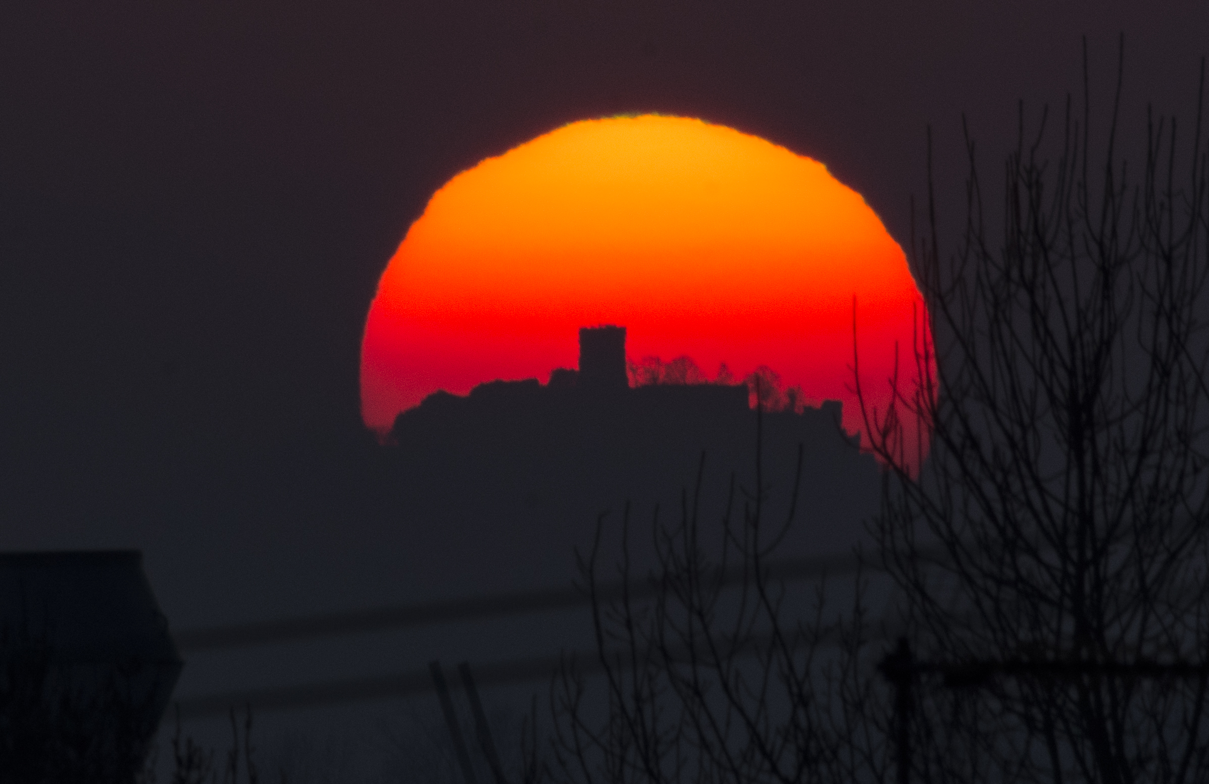 Sunset on the Rock of Monselice